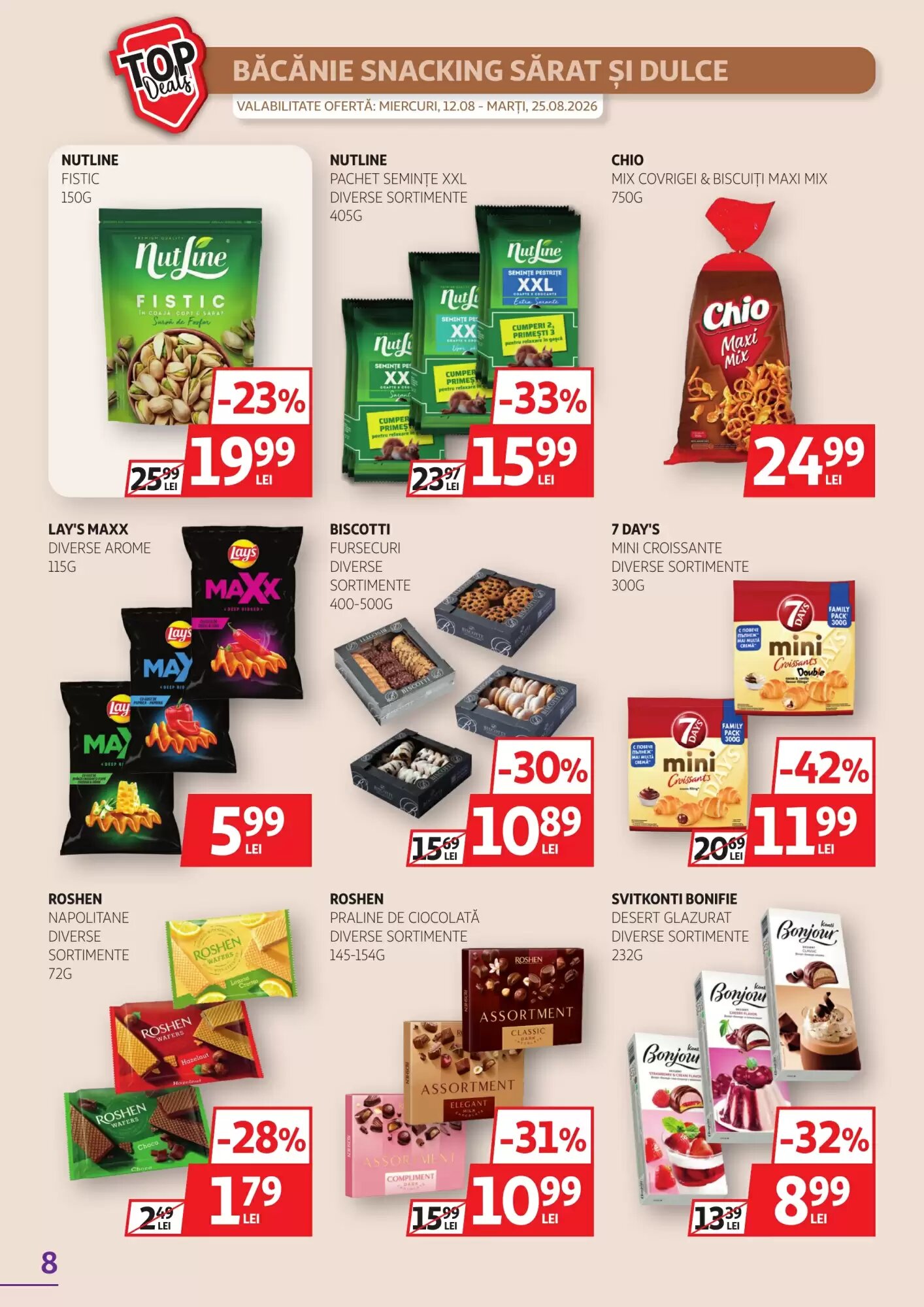 Catalogul cu oferte Auchan valabil de la 12.08.2026 - Pagina 8.