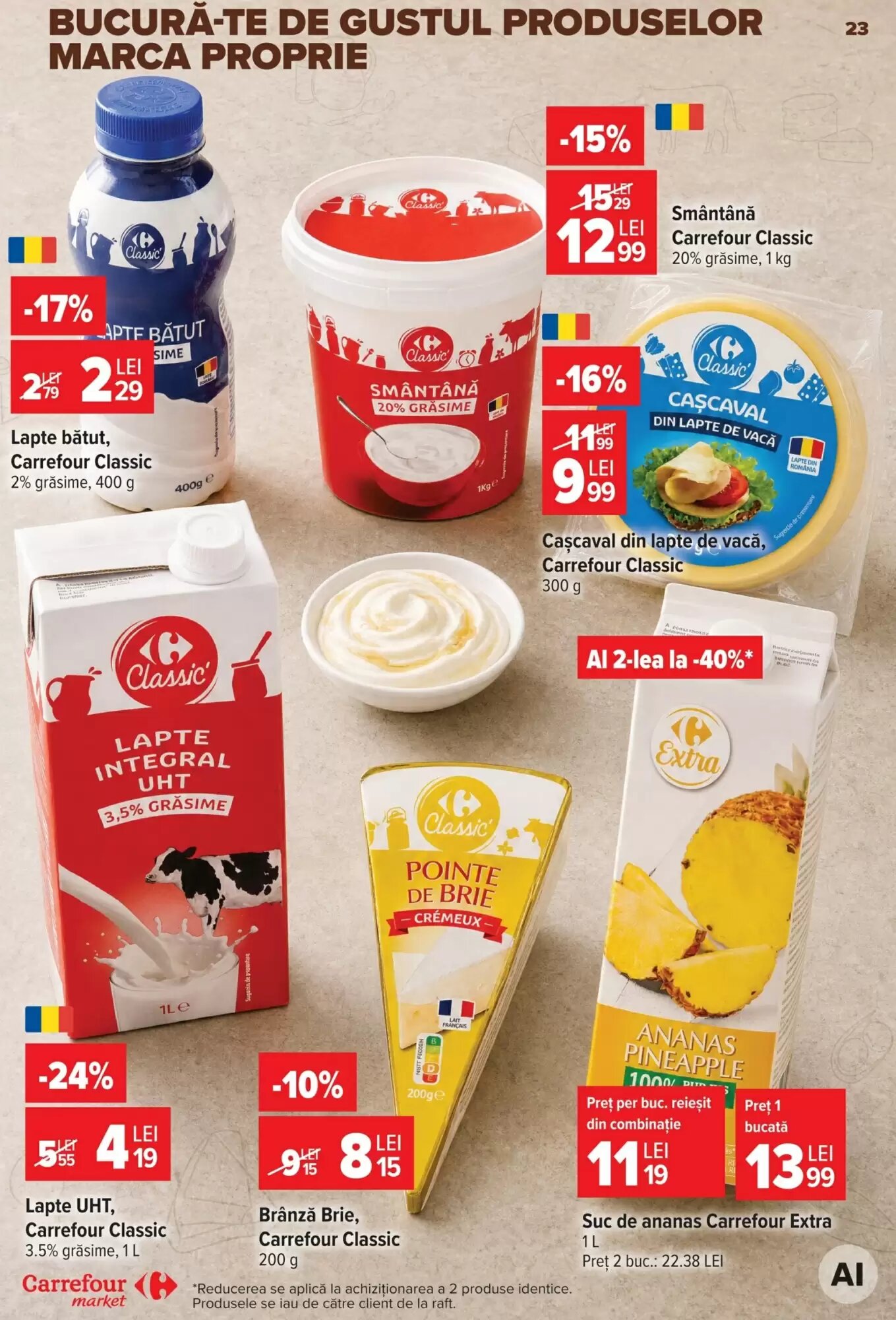 Catalogul cu oferte Carrefour Market valabil de la 12.08.2026 - Pagina 23.