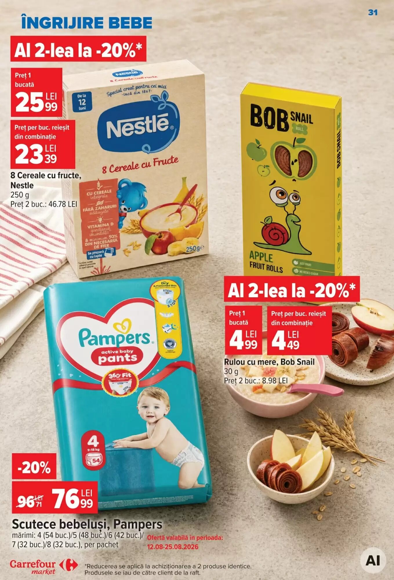 Catalogul cu oferte Carrefour Market valabil de la 12.08.2026 - Pagina 31.