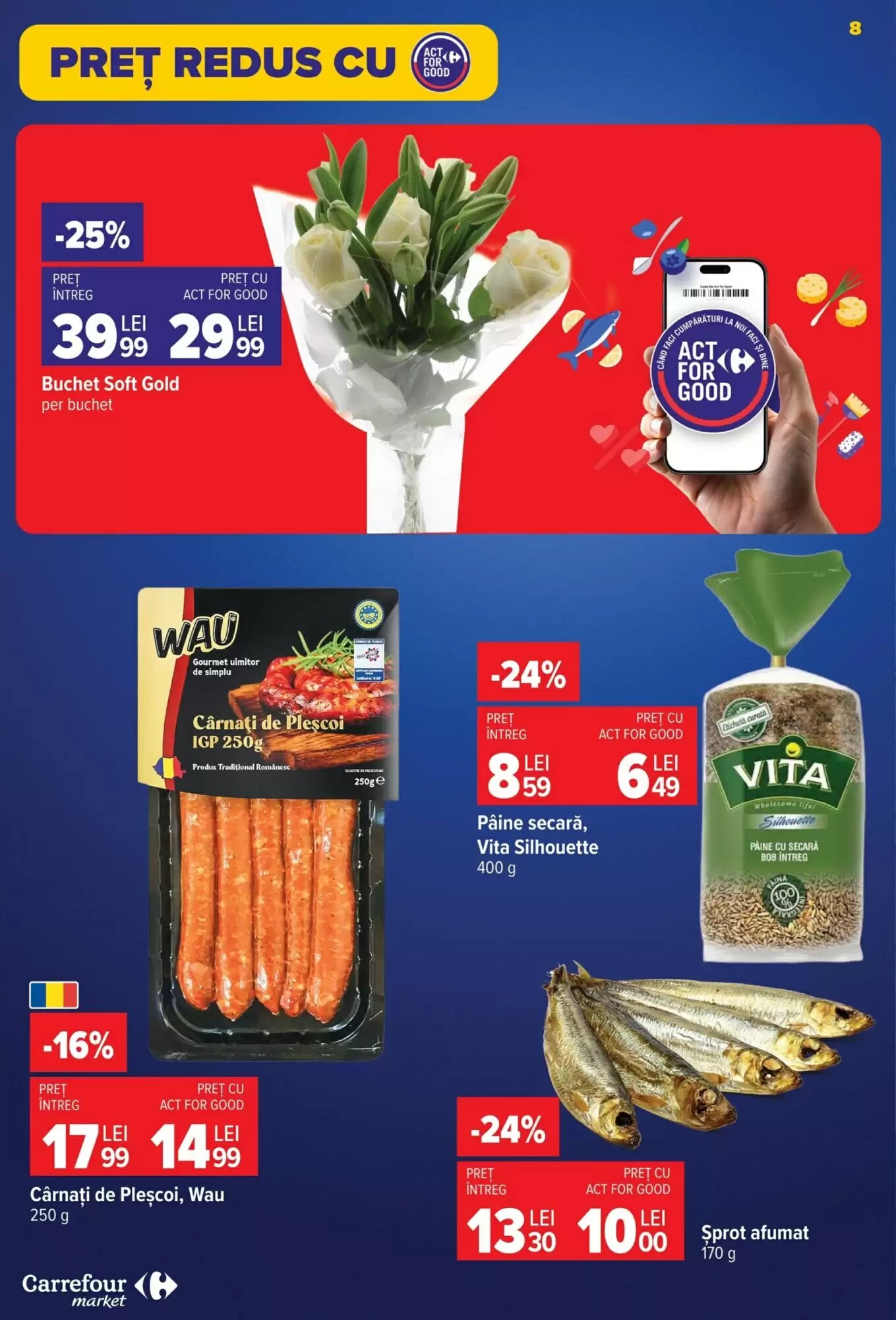 Catalogul cu oferte Carrefour Market valabil de la 12.08.2026 - Pagina 8.