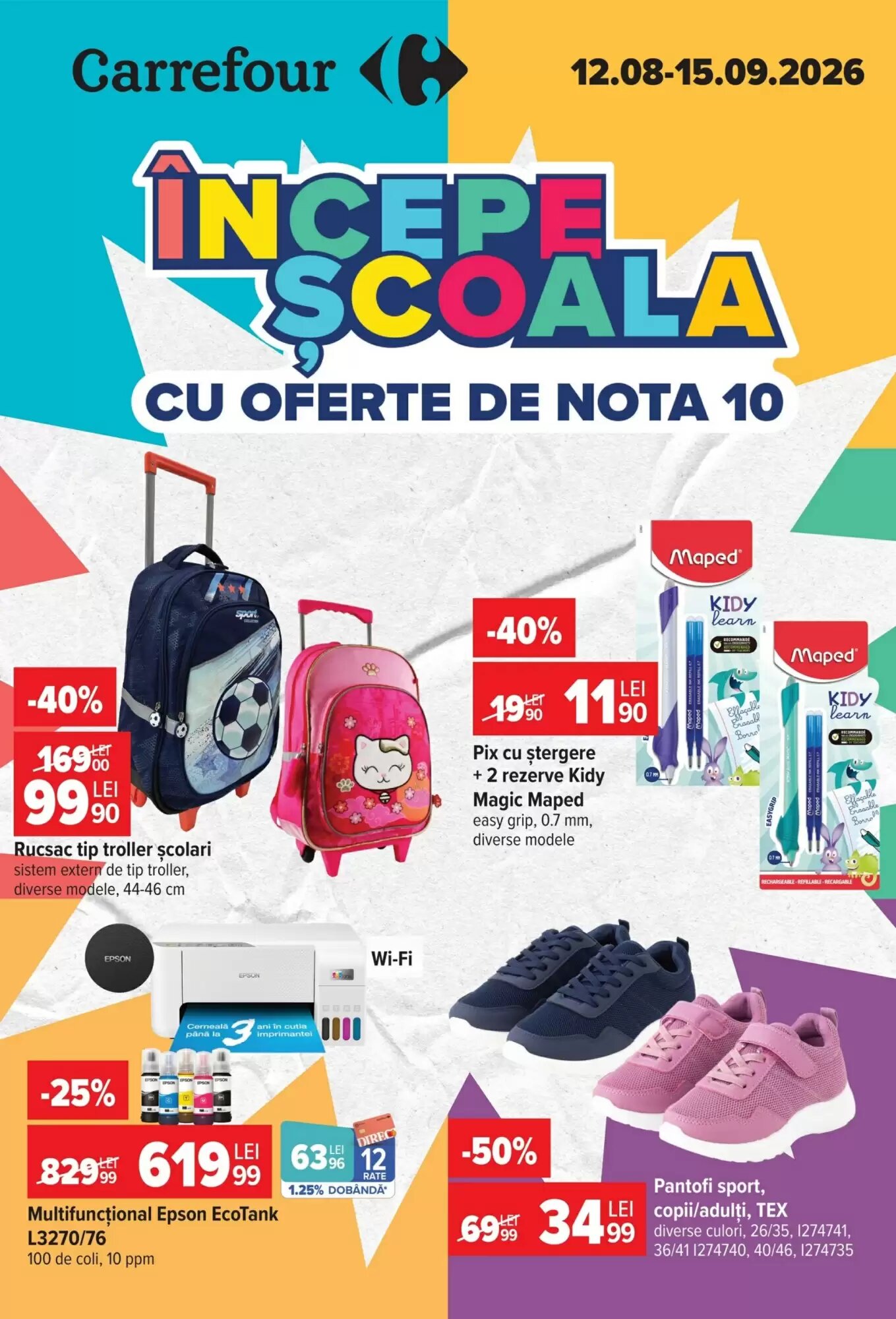 Catalogul cu oferte Carrefour valabil de la 12.08.2026 - Pagina 1.
