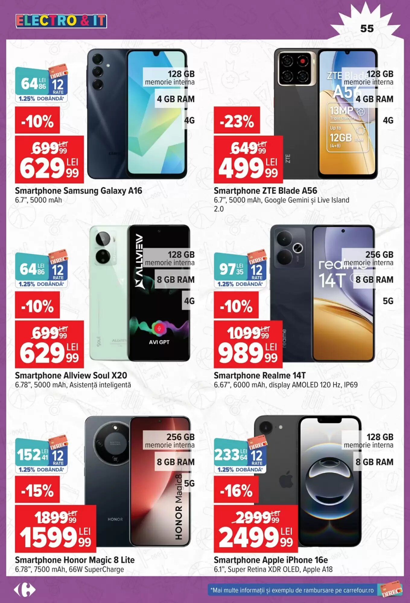 Catalogul cu oferte Carrefour valabil de la 12.08.2026 - Pagina 55.
