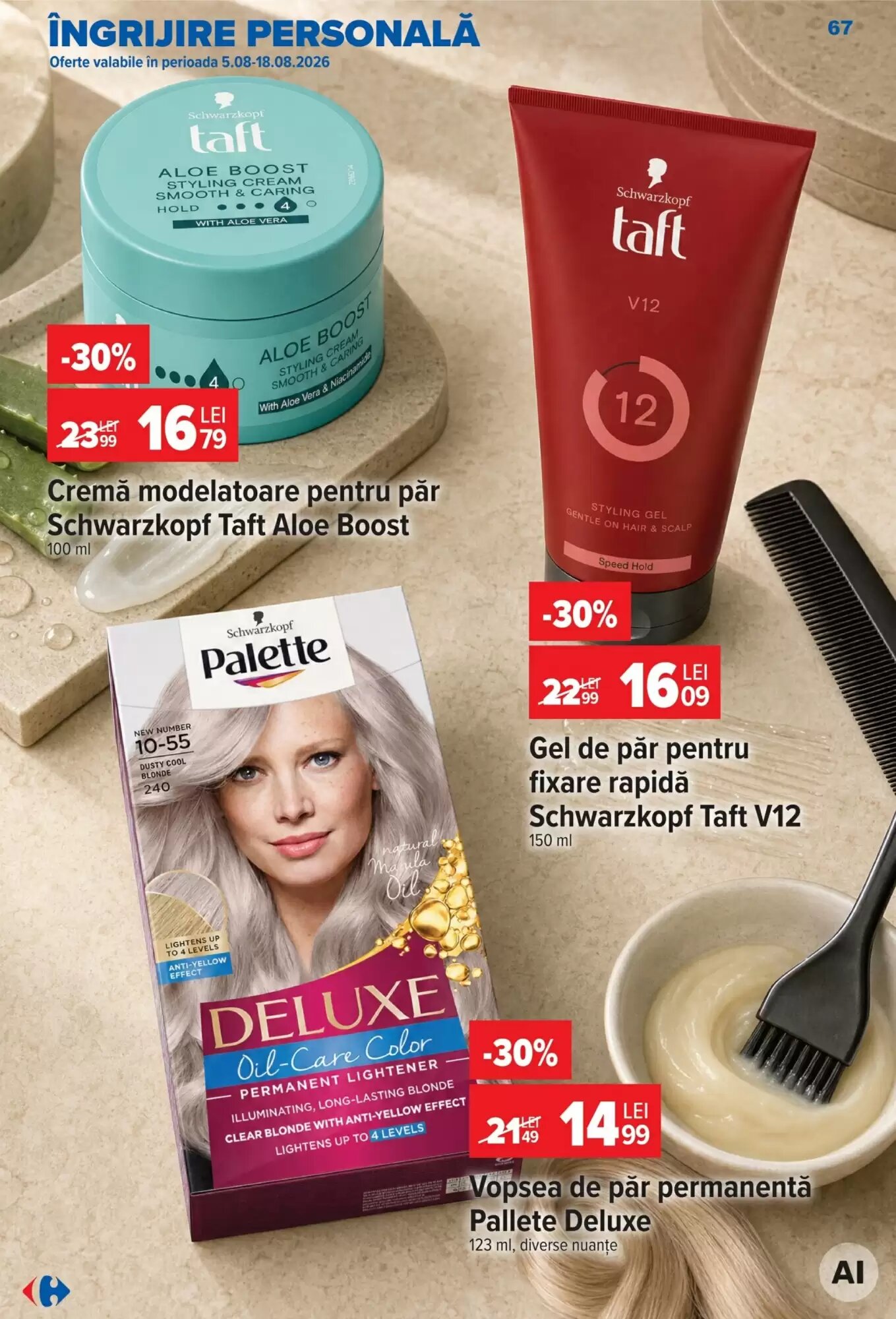 Catalogul cu oferte Carrefour valabil de la 12.08.2026 - Pagina 68.