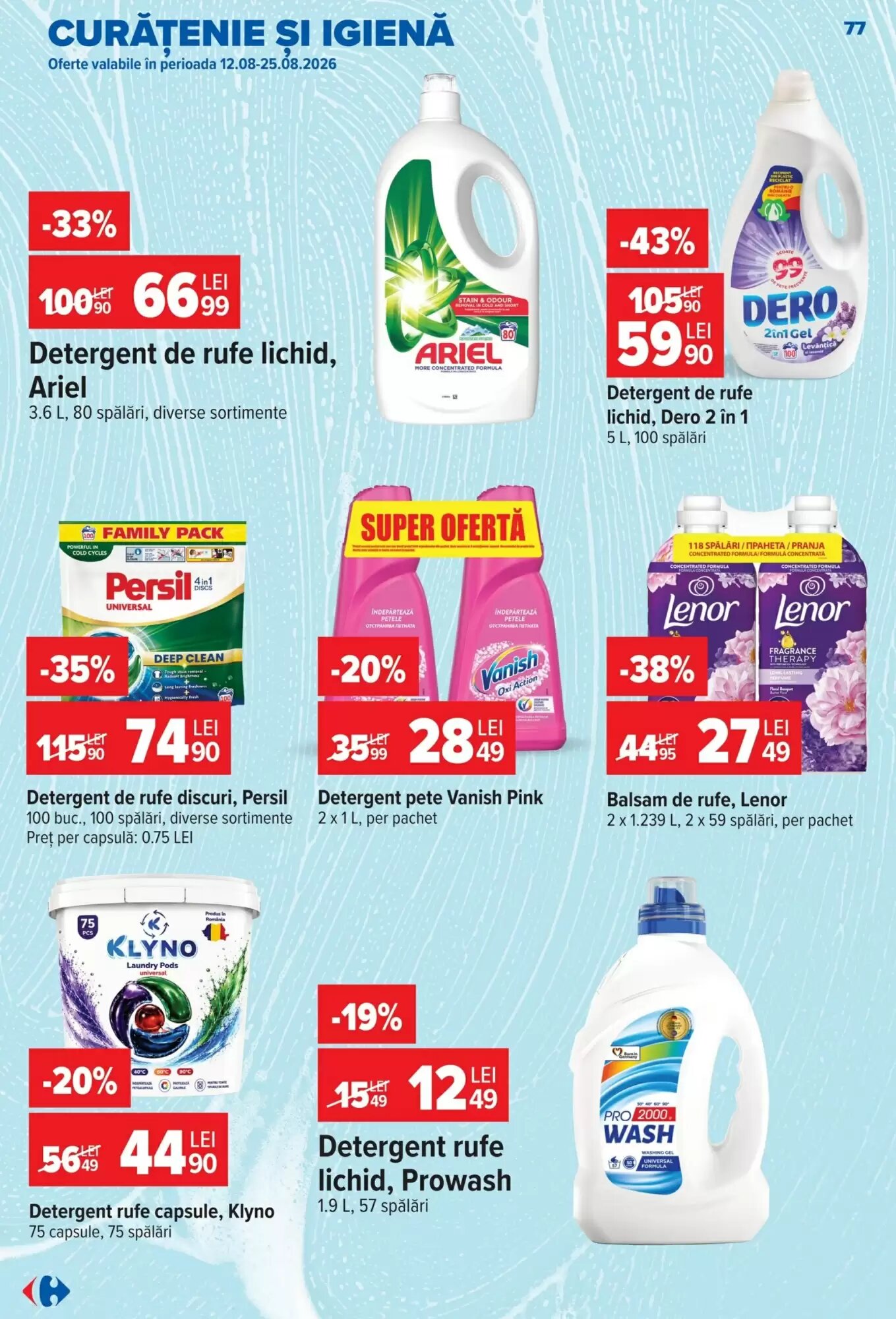 Catalogul cu oferte Carrefour valabil de la 12.08.2026 - Pagina 78.