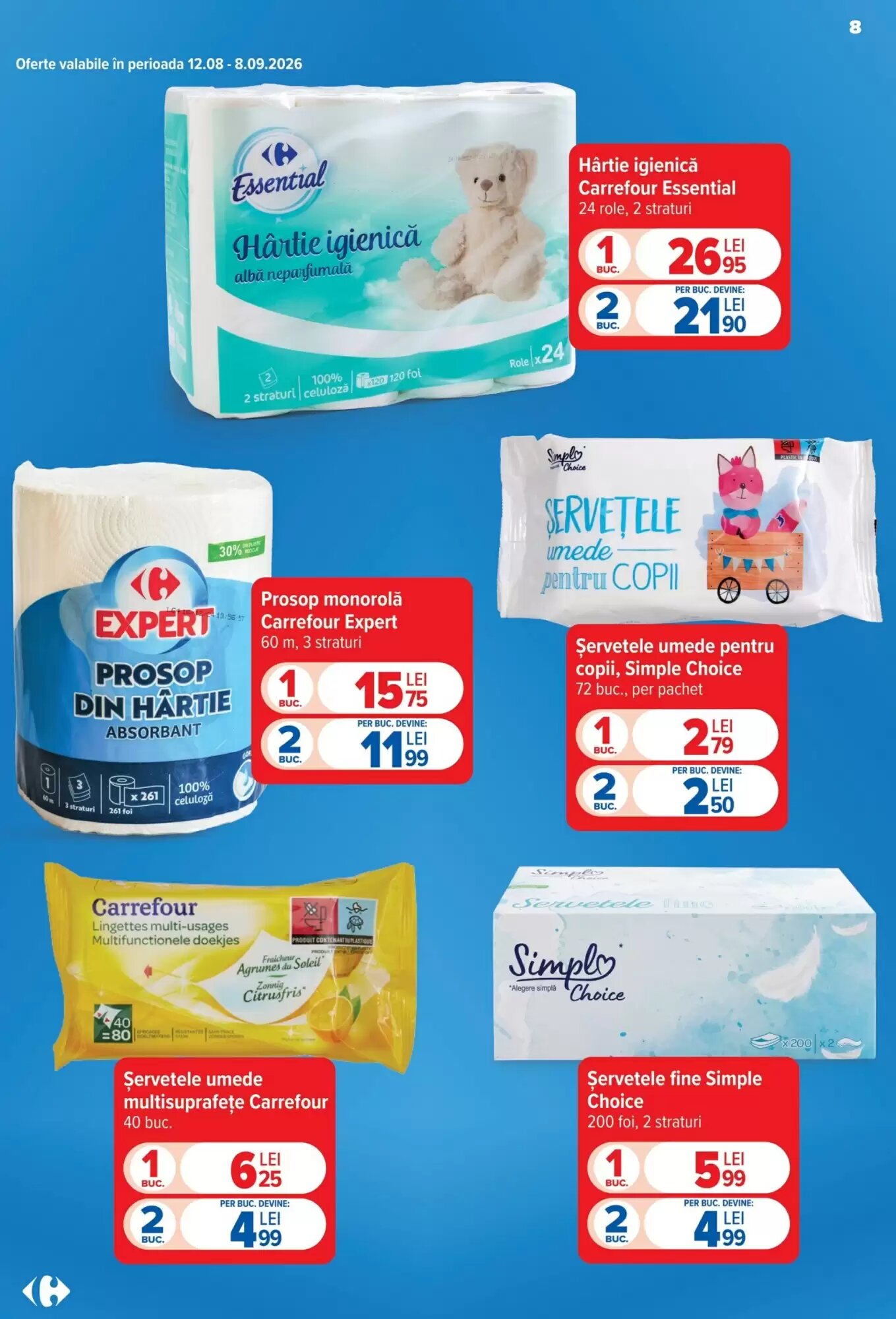 Catalogul cu oferte Carrefour valabil de la 12.08.2026 - Pagina 8.