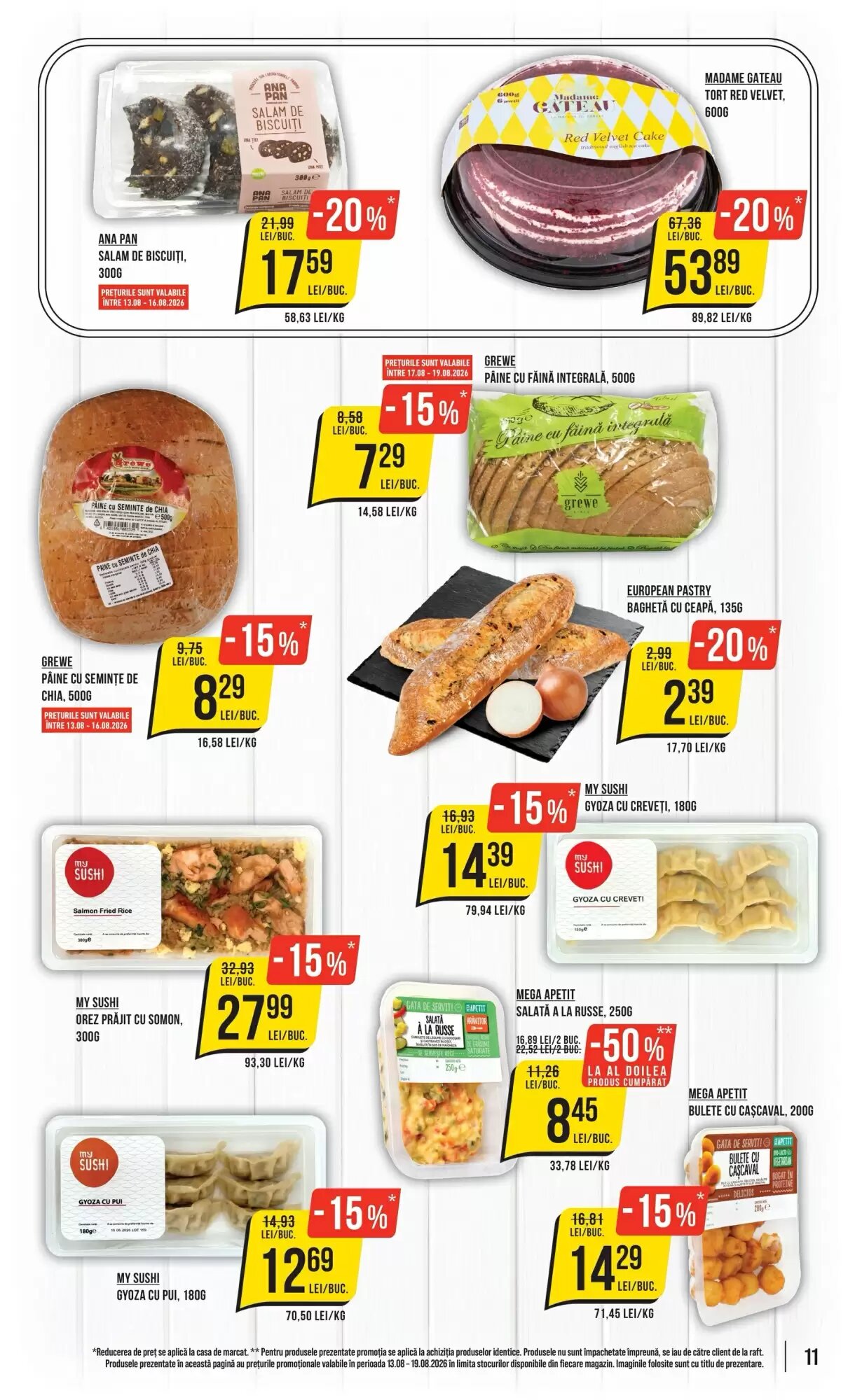 Catalogul cu oferte Mega Image valabil de la 13.08.2026 - Pagina 11.