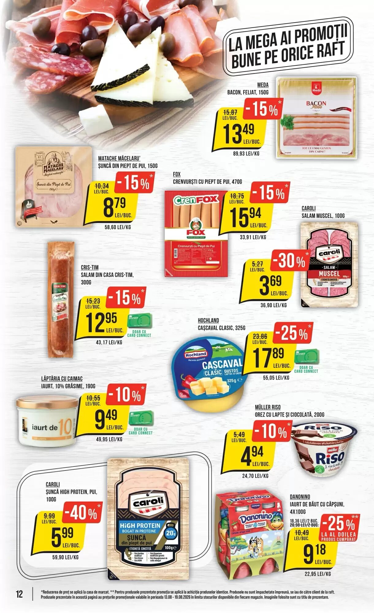 Catalogul cu oferte Mega Image valabil de la 13.08.2026 - Pagina 12.