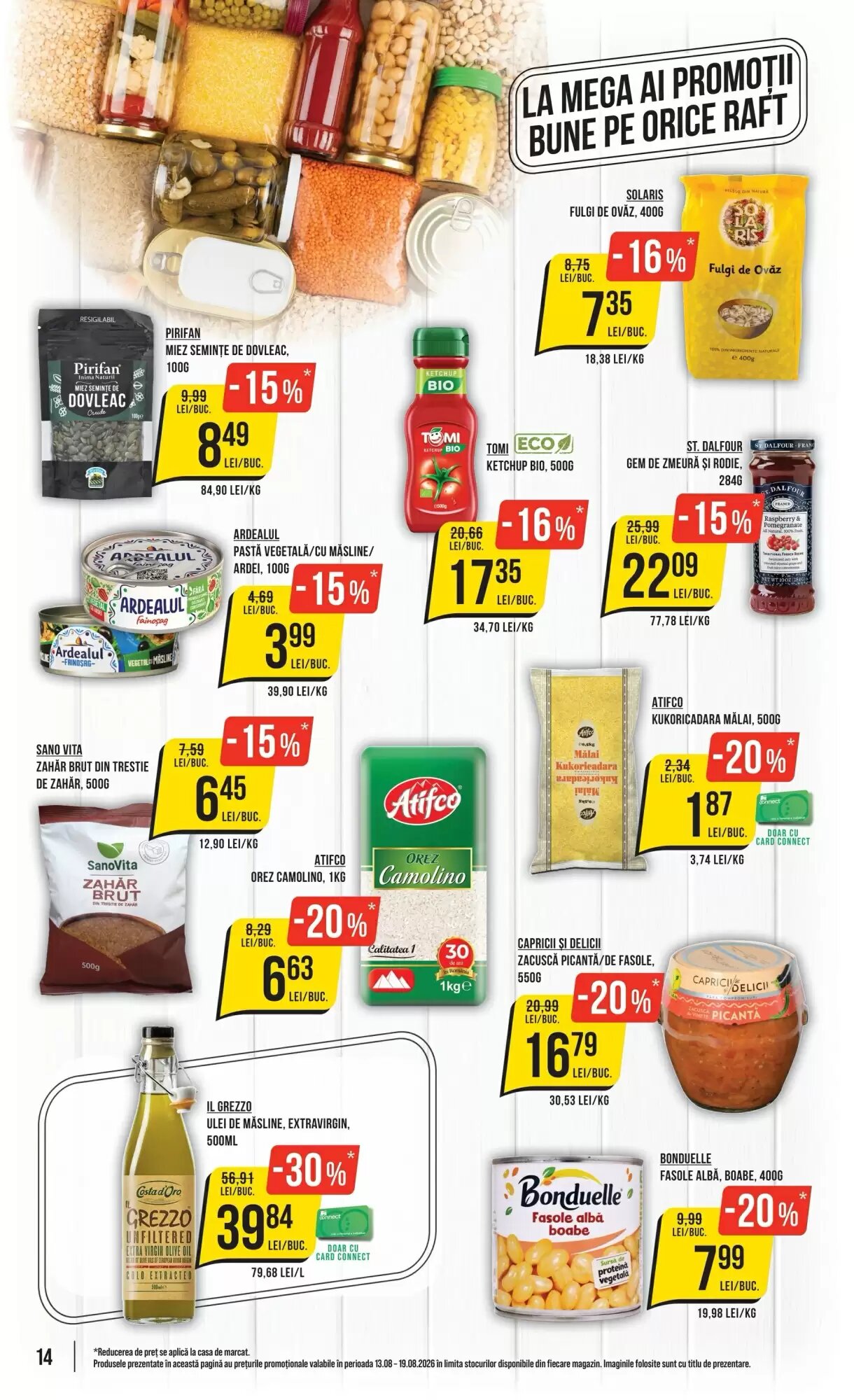 Catalogul cu oferte Mega Image valabil de la 13.08.2026 - Pagina 14.