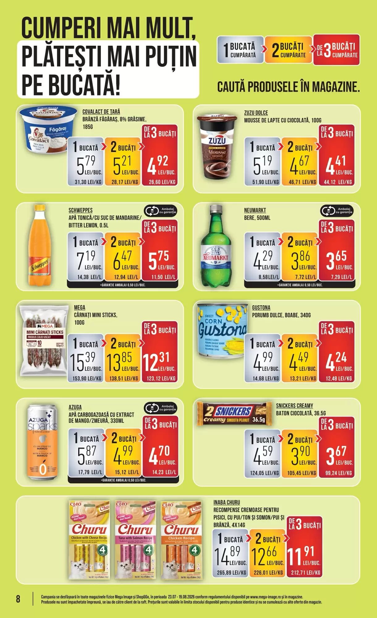 Catalogul cu oferte Mega Image valabil de la 13.08.2026 - Pagina 8.