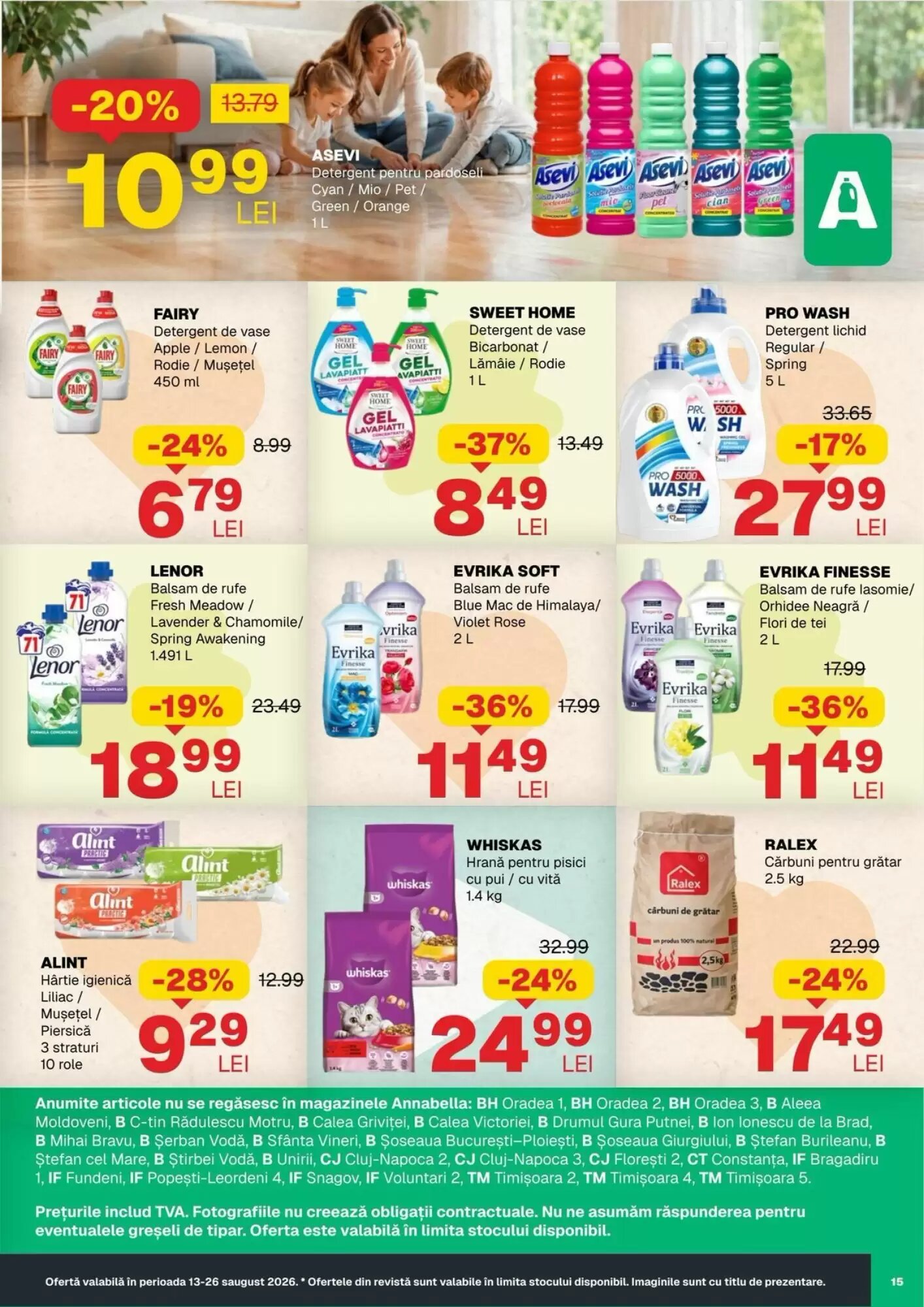 Catalogul cu oferte Annabella valabil de la 13.08.2026 - Pagina 15.