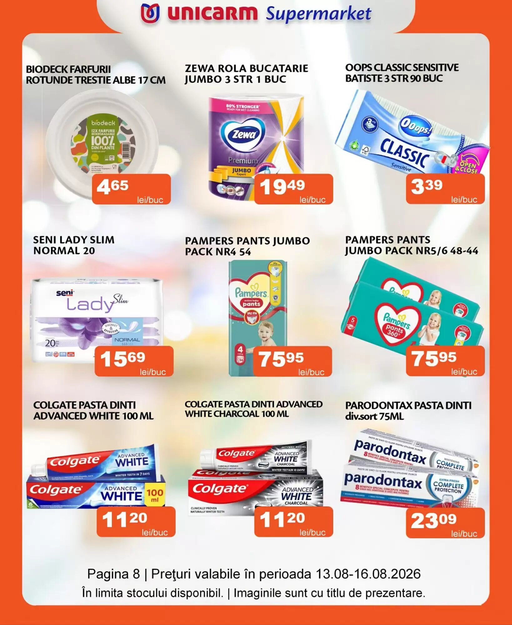 Catalogul cu oferte Unicarm valabil de la 13.08.2026 - Pagina 10.