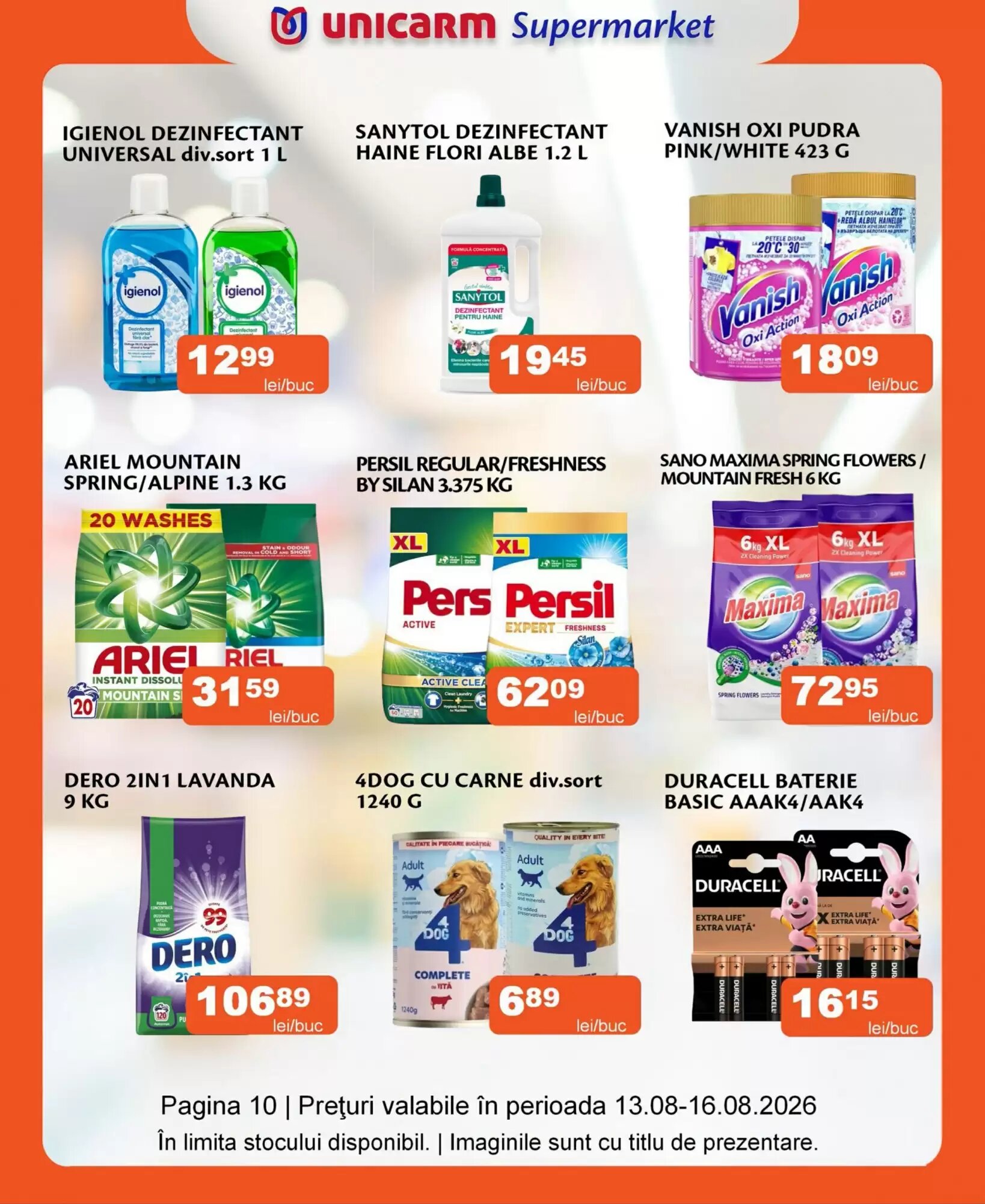 Catalogul cu oferte Unicarm valabil de la 13.08.2026 - Pagina 11.