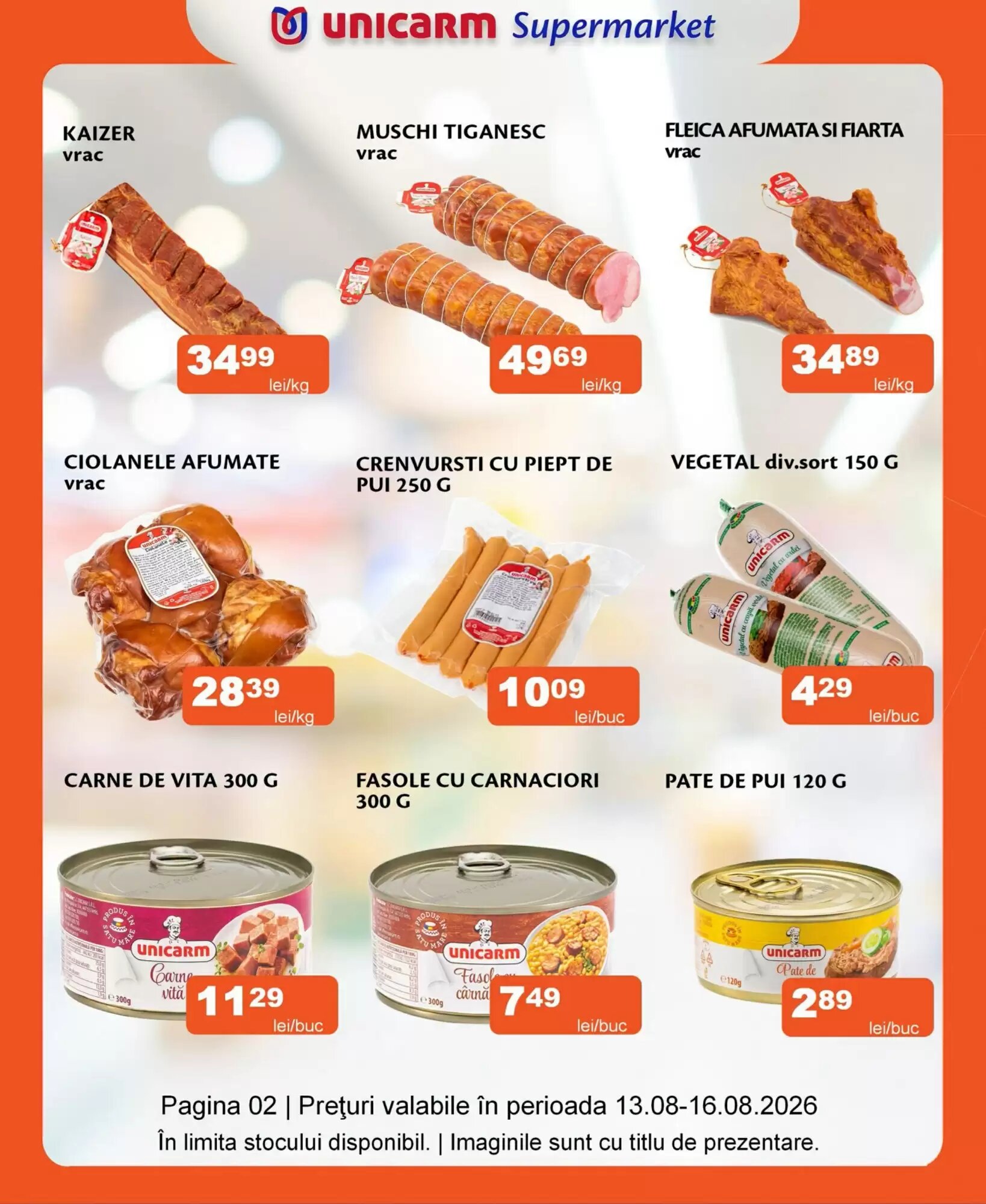 Catalogul cu oferte Unicarm valabil de la 13.08.2026 - Pagina 2.