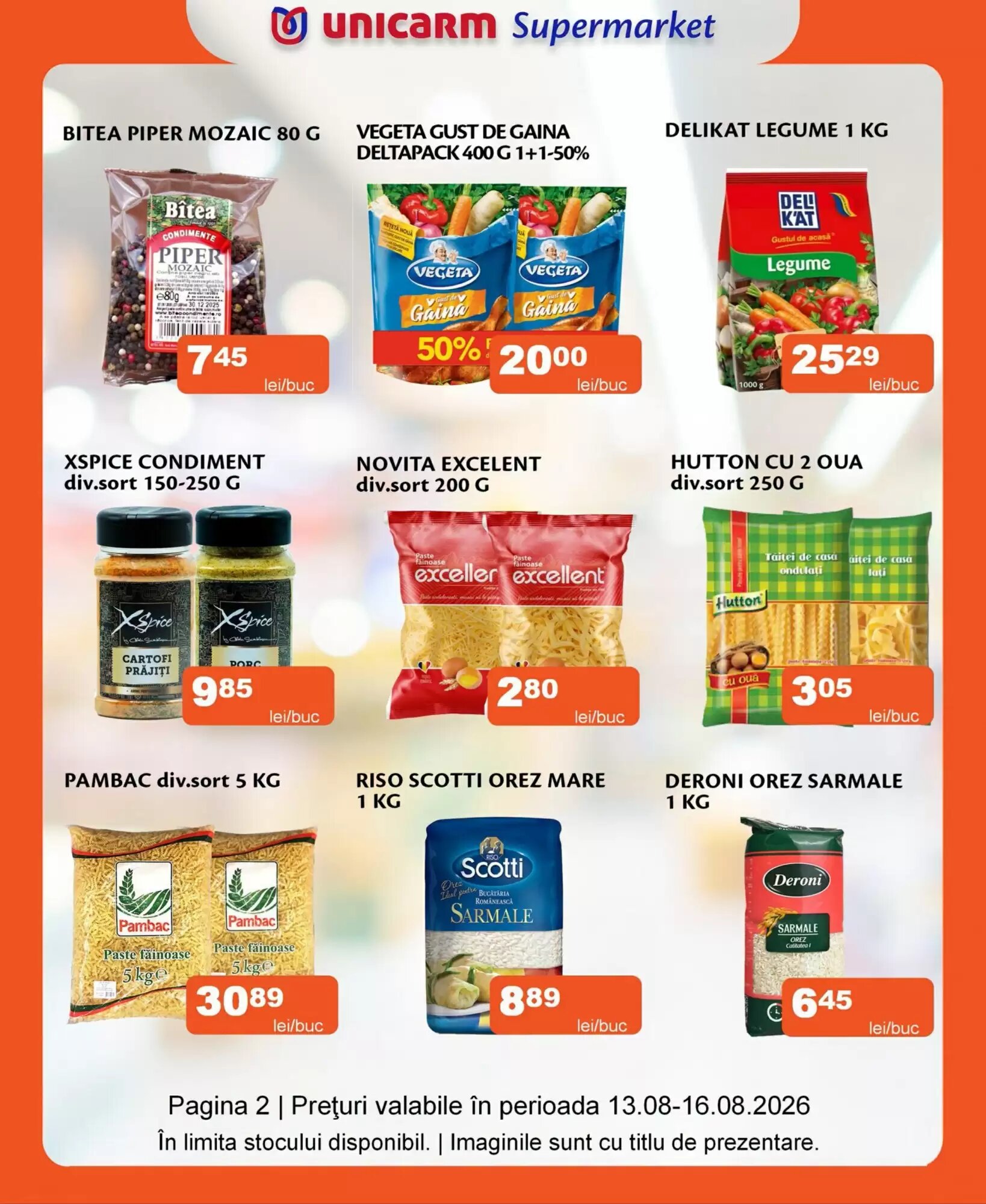 Catalogul cu oferte Unicarm valabil de la 13.08.2026 - Pagina 4.