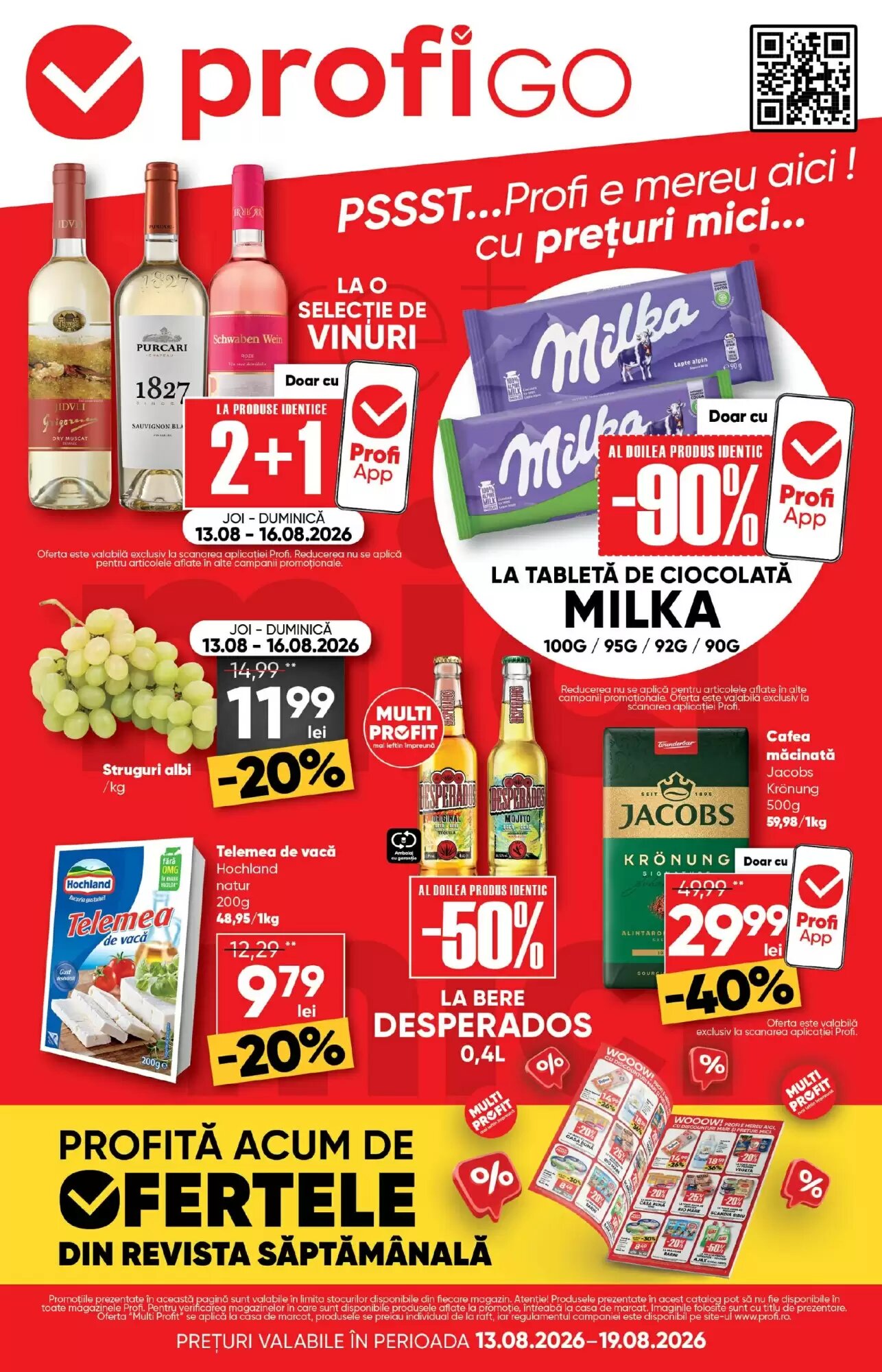 Catalogul cu oferte PROFI valabil de la 13.08.2026 - Pagina 1.