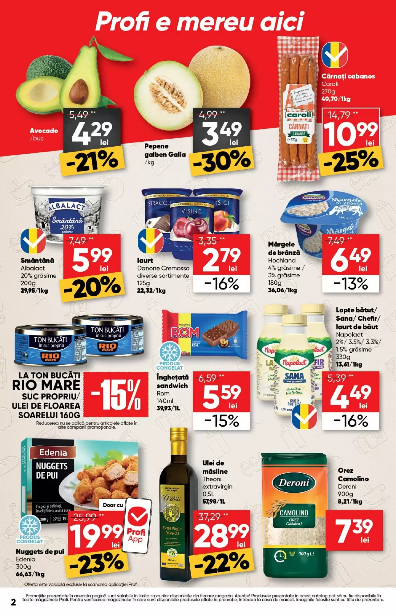 Catalogul cu oferte PROFI valabil de la 13.08.2026 - Pagina 2.