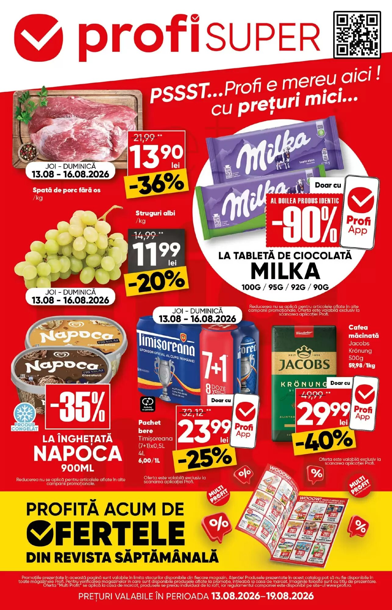 Catalogul cu oferte PROFI valabil de la 13.08.2026 - Pagina 1.