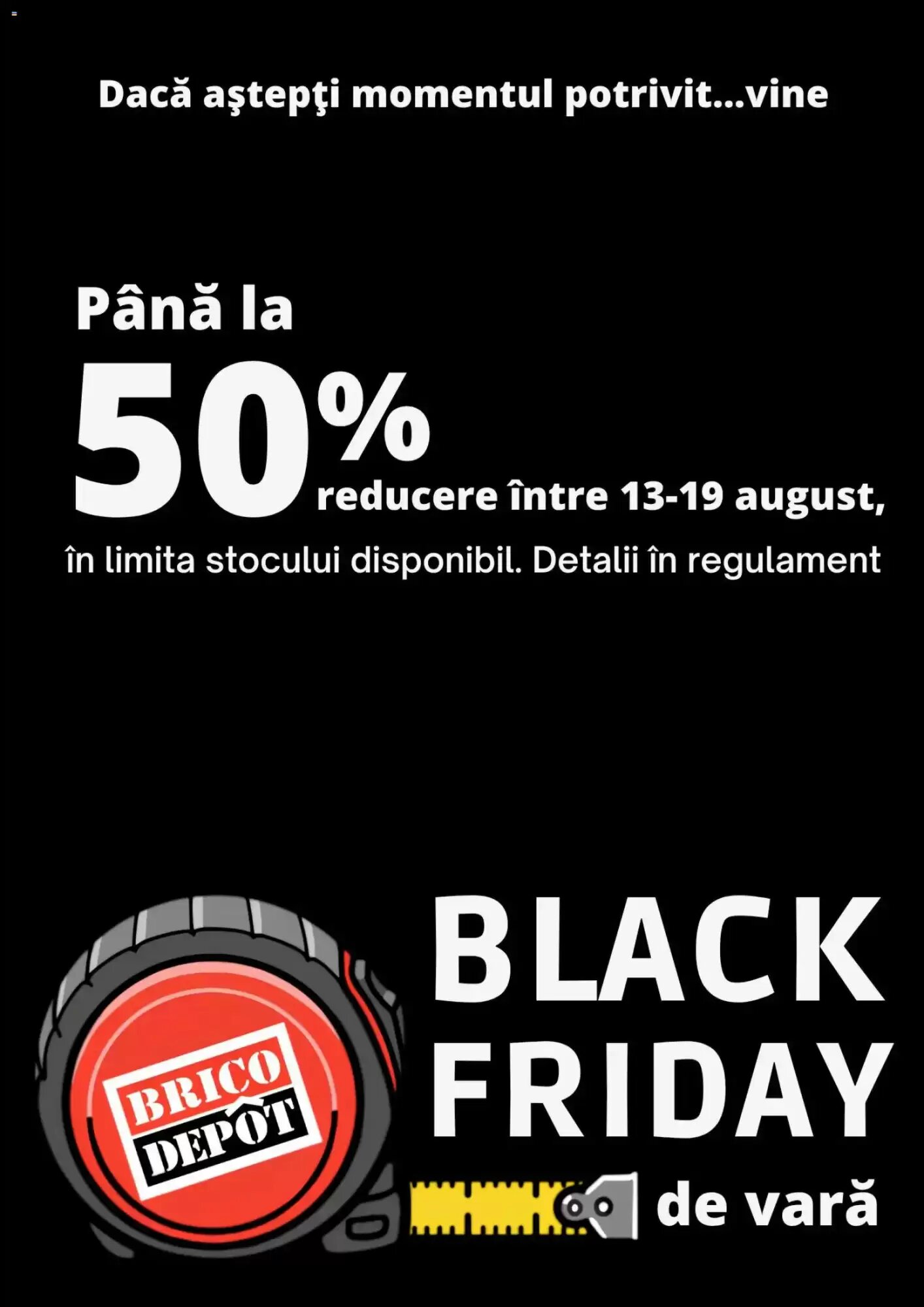 Catalogul cu oferte Brico Depôt valabil de la 13.08.2026 - Pagina 1.