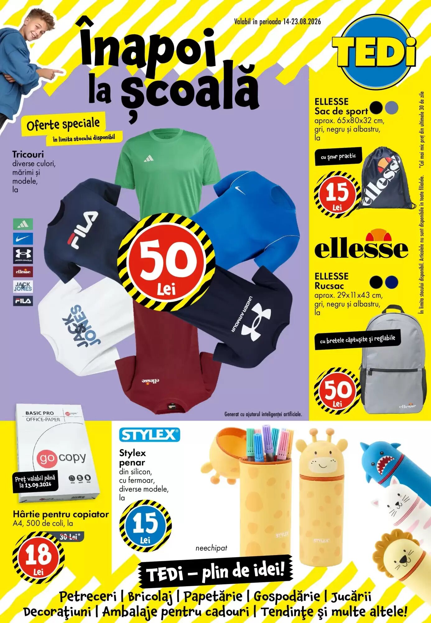 Catalogul cu oferte TEDI valabil de la 14.08.2026 - Pagina 1.