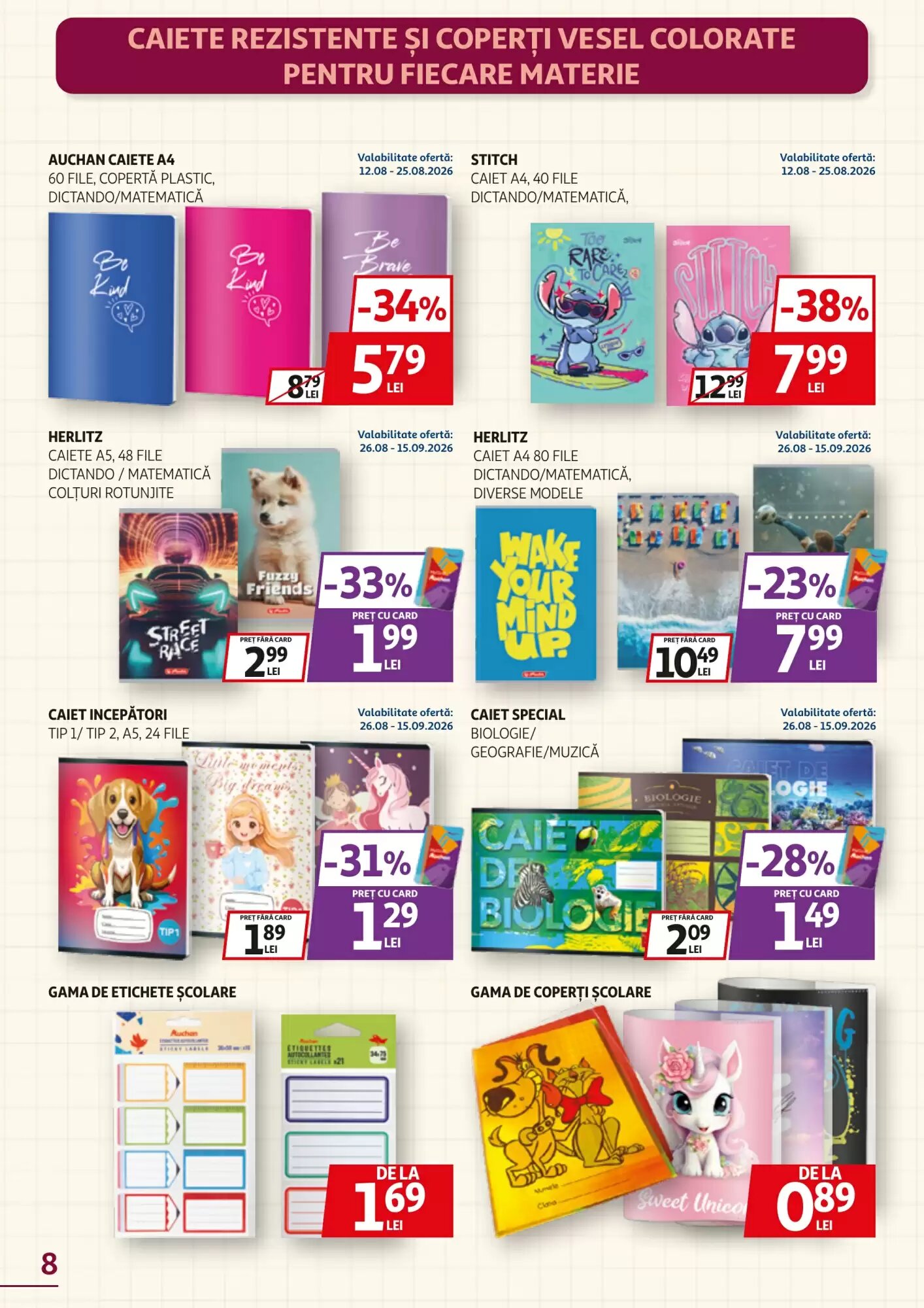 Catalogul cu oferte Auchan valabil de la 14.08.2026 - Pagina 8.