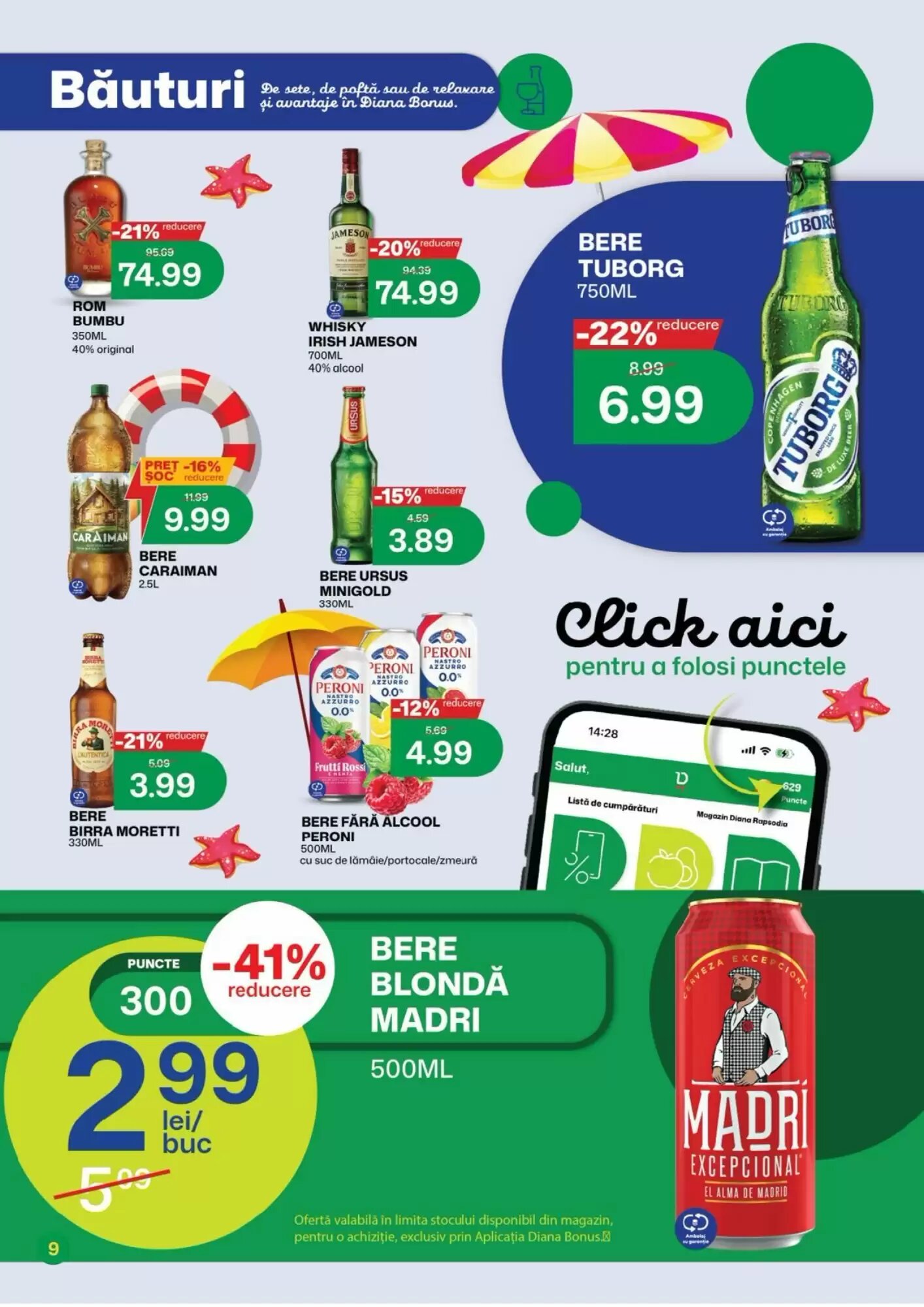 Catalogul cu oferte Diana Supermarket valabil de la 16.08.2026 - Pagina 9.