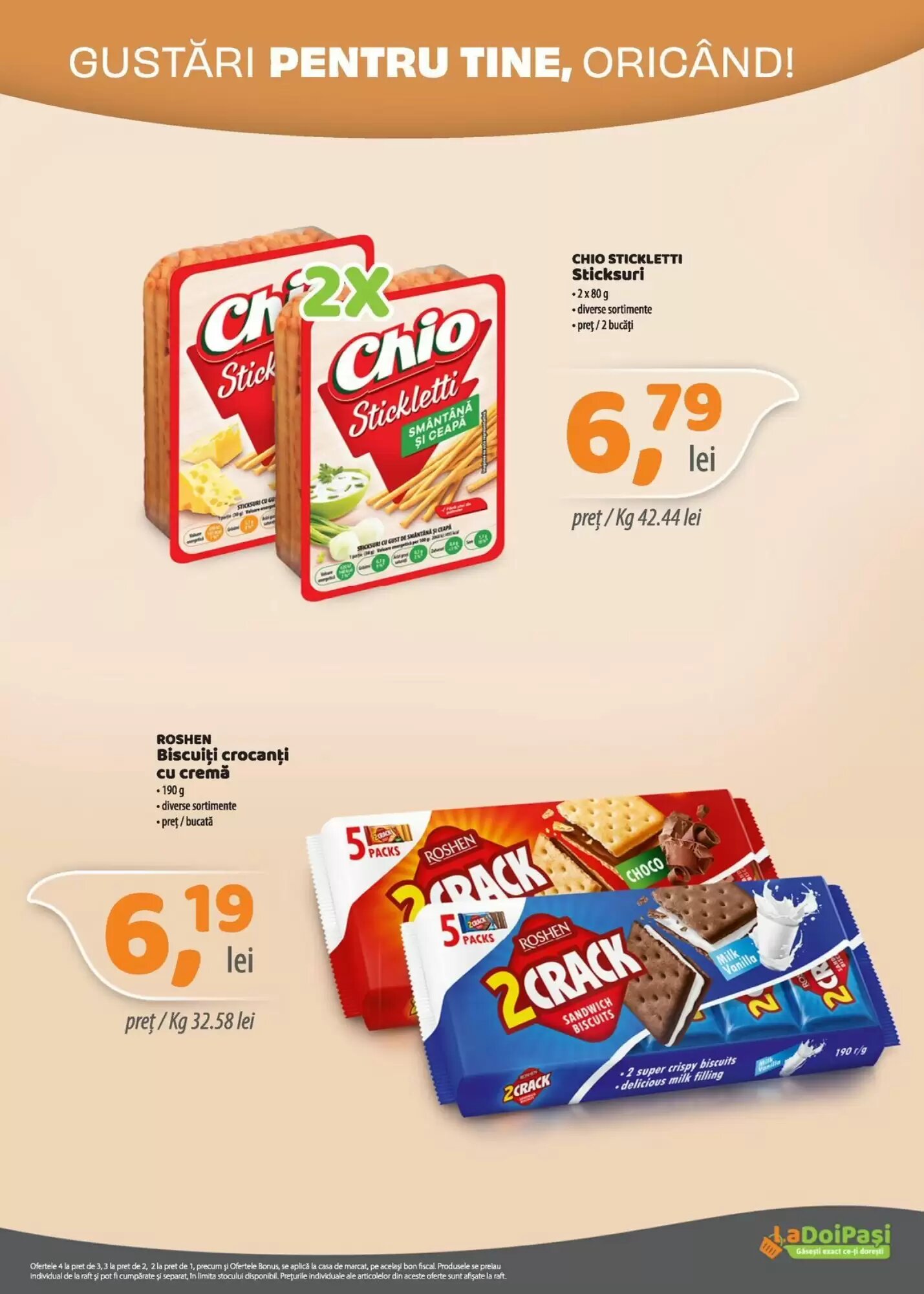 Catalogul cu oferte La Doi Pasi valabil de la 16.08.2026 - Pagina 6.