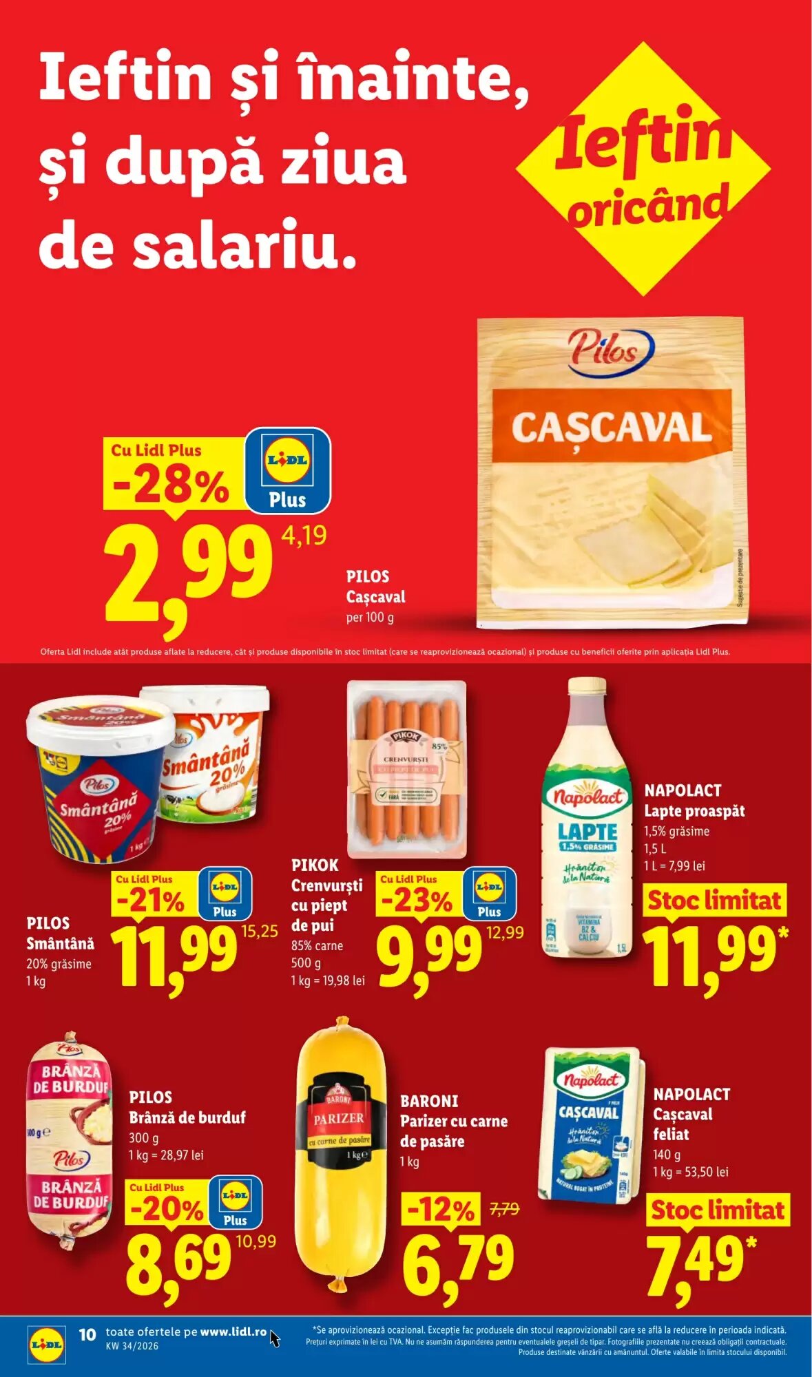 Catalogul cu oferte Lidl valabil de la 17.08.2026 - Pagina 10.