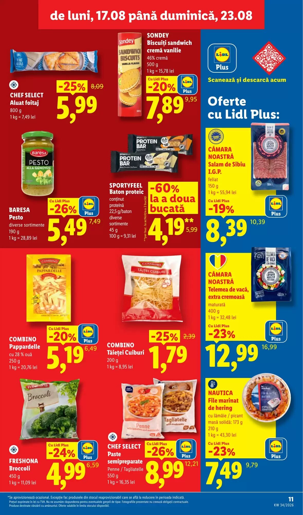 Catalogul cu oferte Lidl valabil de la 17.08.2026 - Pagina 11.
