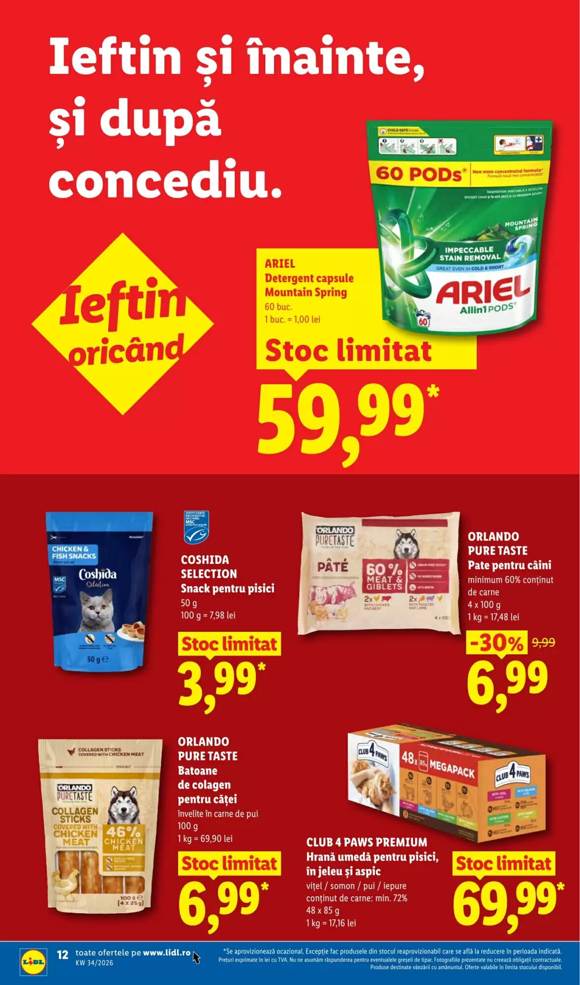 Catalogul cu oferte Lidl valabil de la 17.08.2026 - Pagina 12.