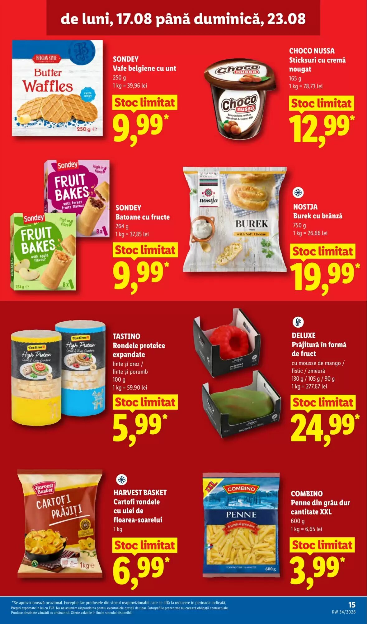 Catalogul cu oferte Lidl valabil de la 17.08.2026 - Pagina 15.