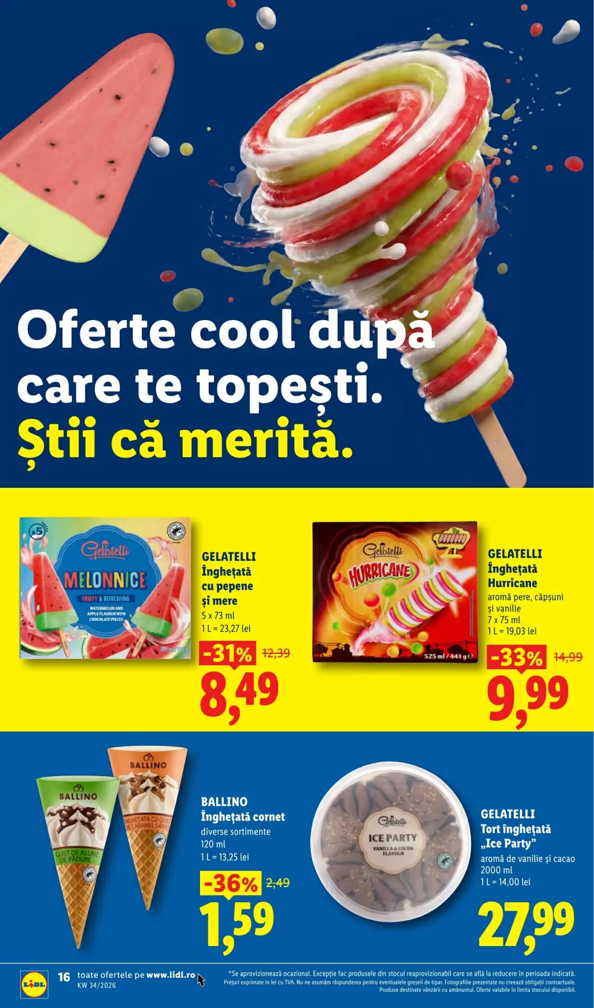 Catalogul cu oferte Lidl valabil de la 17.08.2026 - Pagina 16.