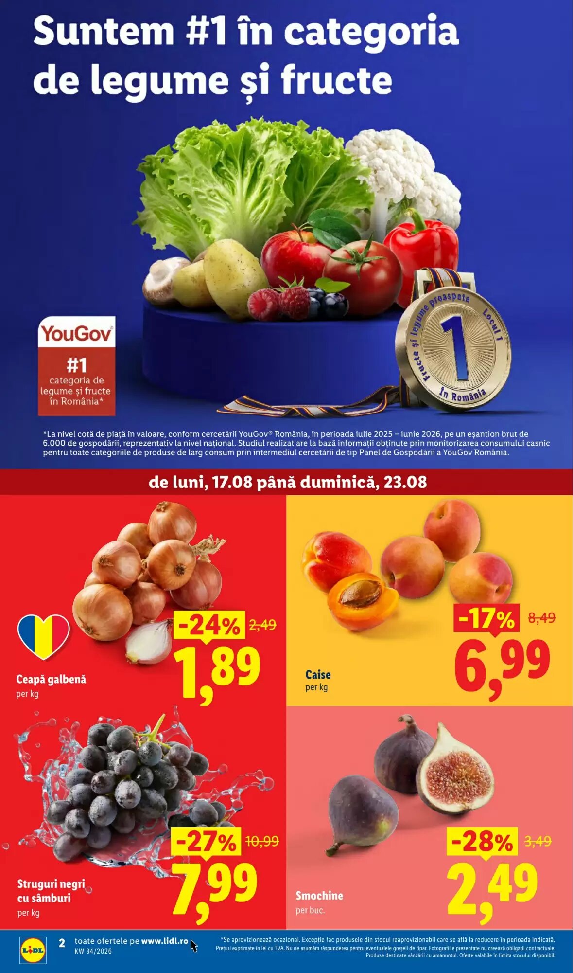 Catalogul cu oferte Lidl valabil de la 17.08.2026 - Pagina 2.
