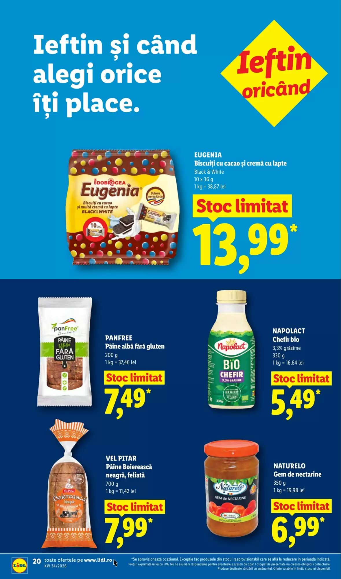 Catalogul cu oferte Lidl valabil de la 17.08.2026 - Pagina 20.
