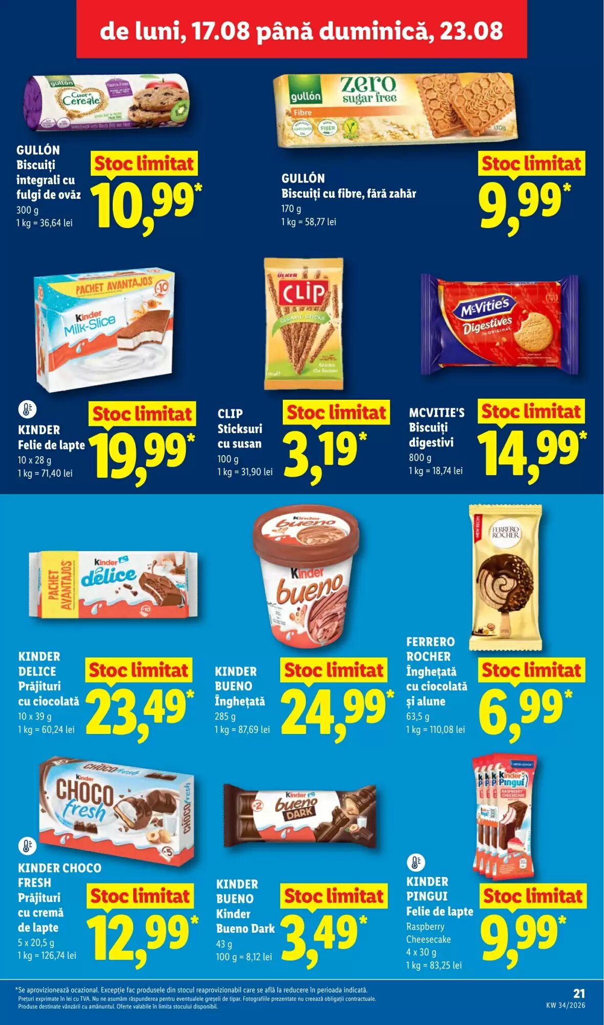 Catalogul cu oferte Lidl valabil de la 17.08.2026 - Pagina 21.