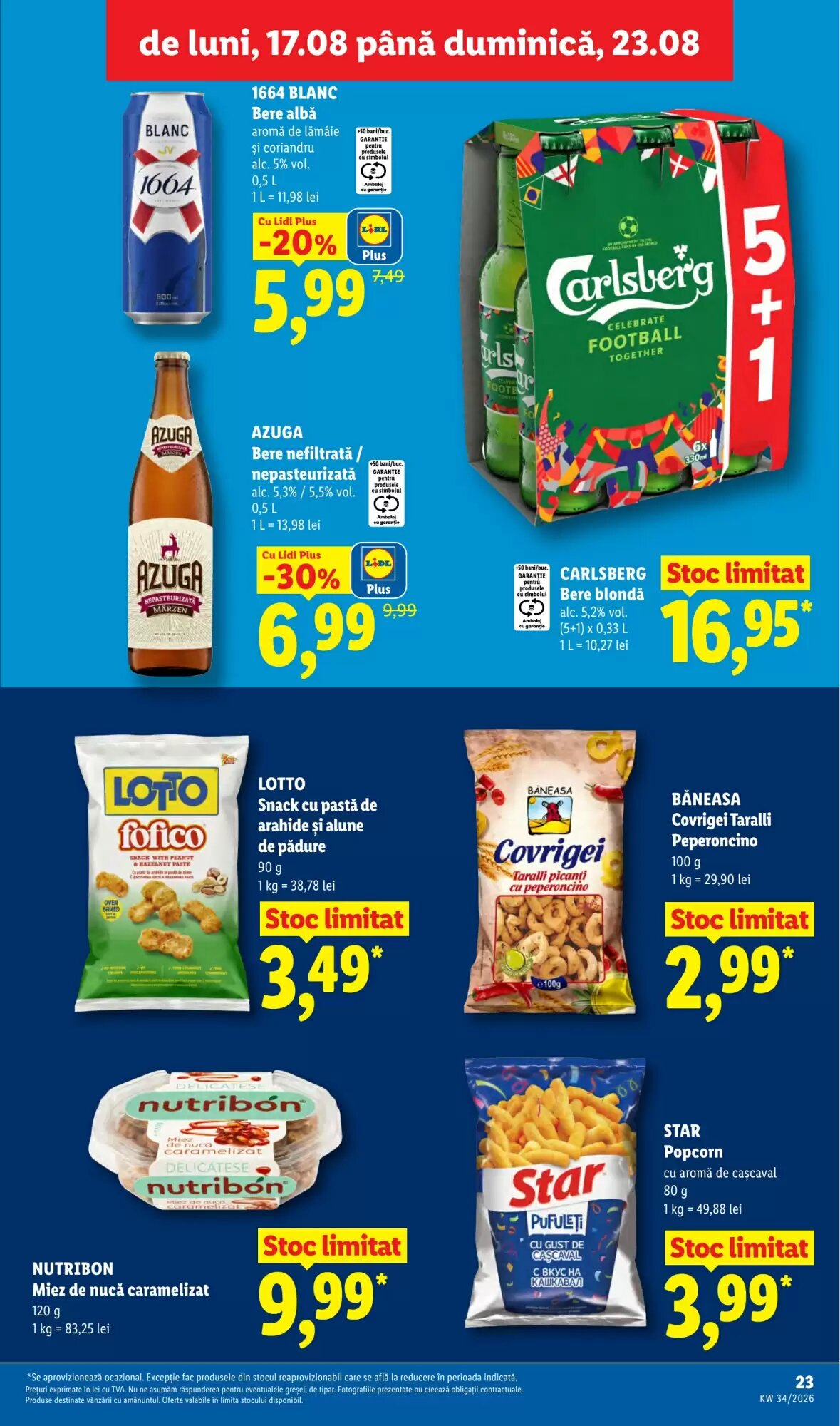 Catalogul cu oferte Lidl valabil de la 17.08.2026 - Pagina 23.