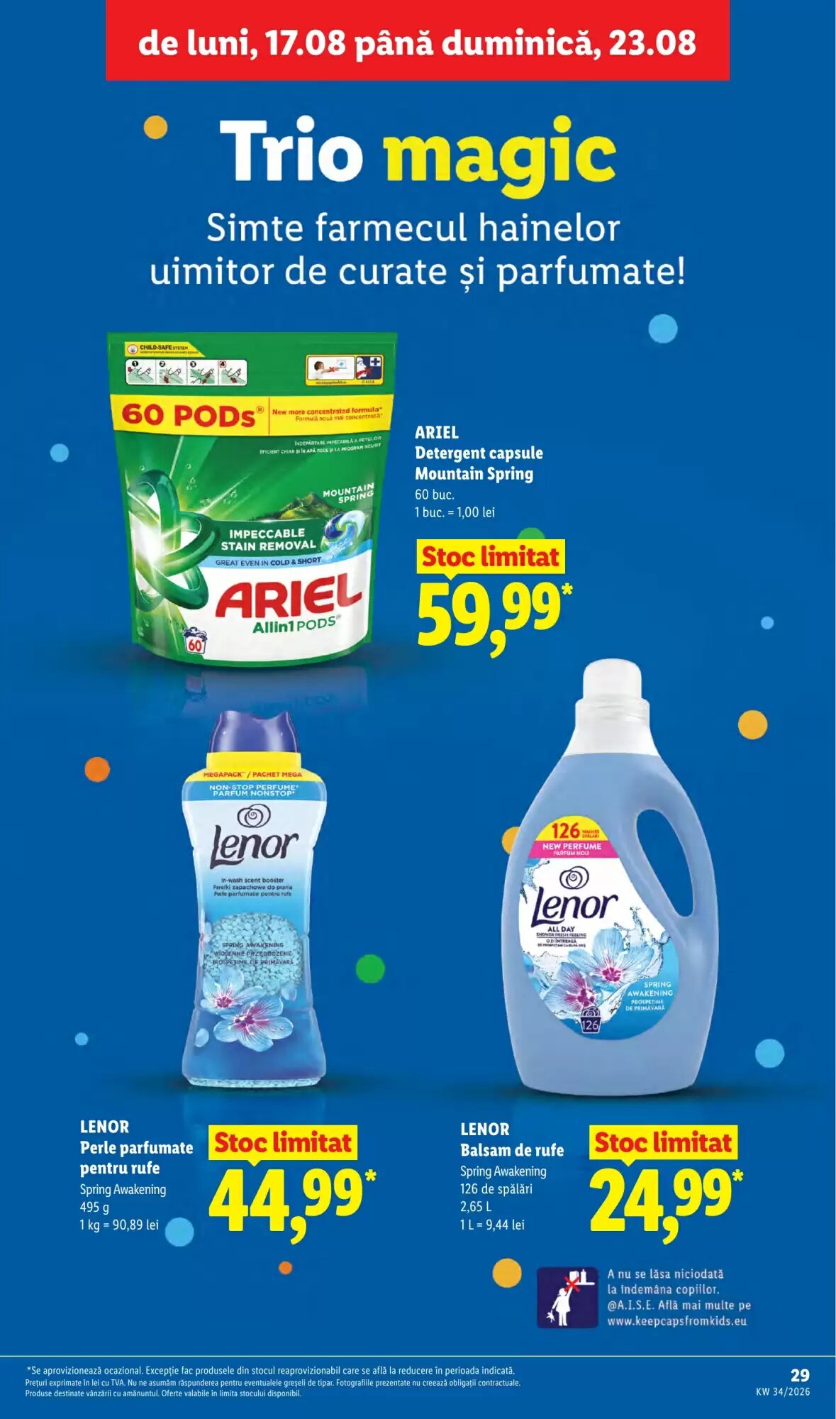 Catalogul cu oferte Lidl valabil de la 17.08.2026 - Pagina 29.