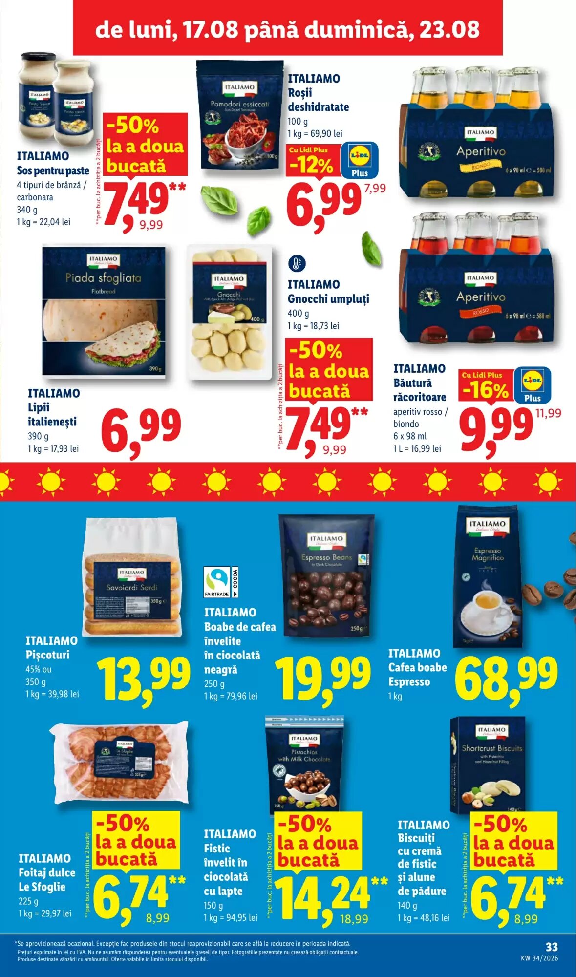 Catalogul cu oferte Lidl valabil de la 17.08.2026 - Pagina 33.