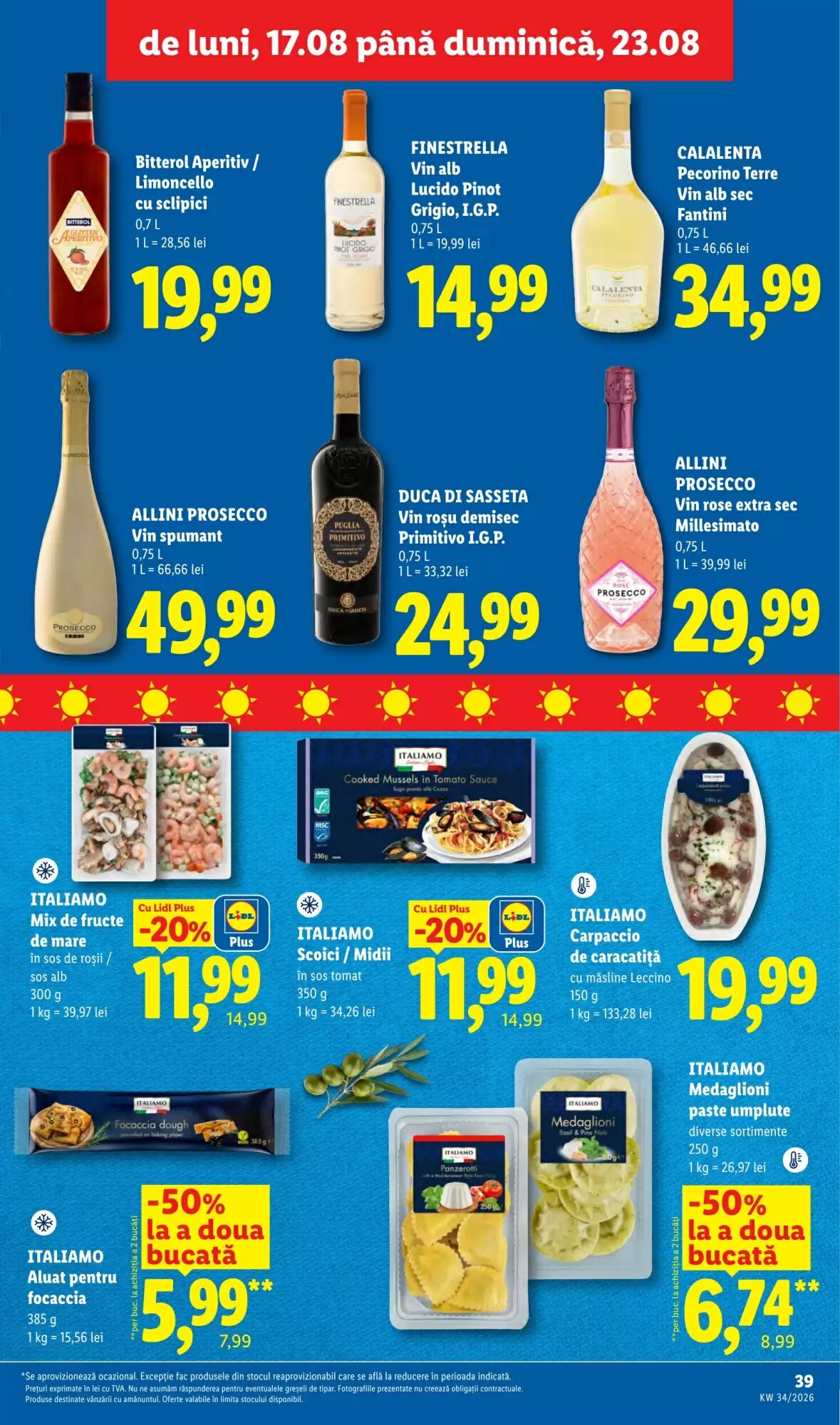 Catalogul cu oferte Lidl valabil de la 17.08.2026 - Pagina 39.