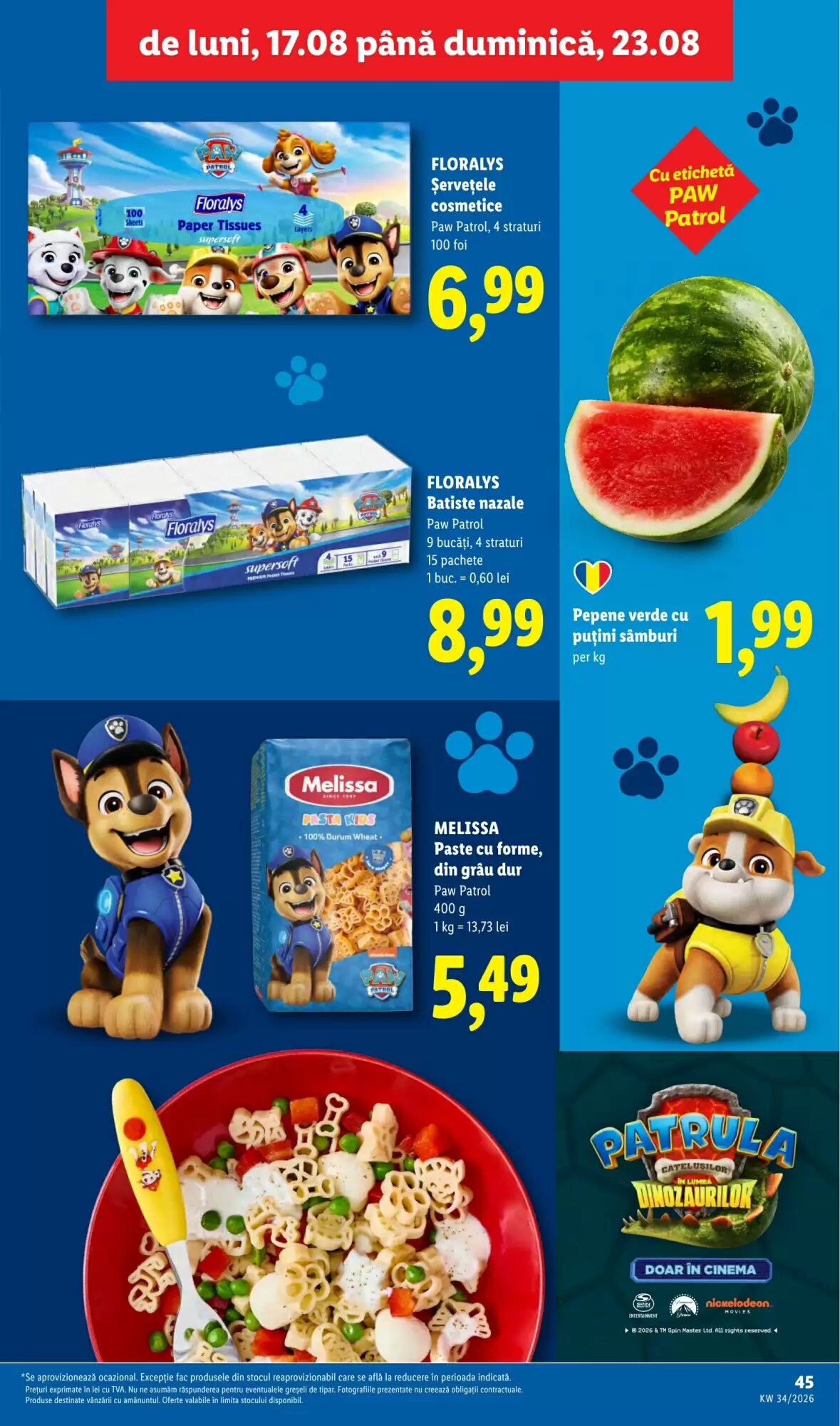 Catalogul cu oferte Lidl valabil de la 17.08.2026 - Pagina 45.
