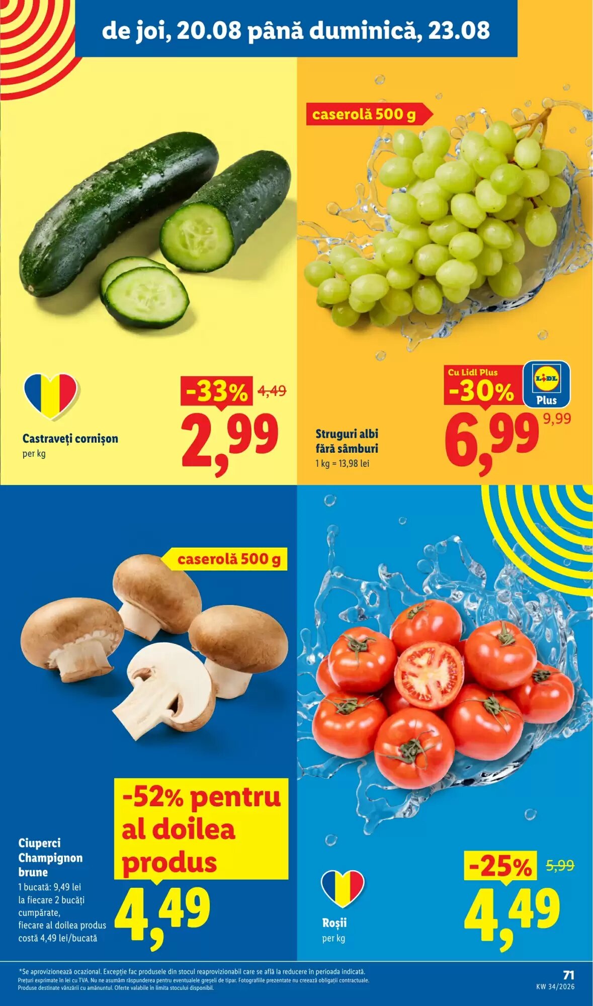 Catalogul cu oferte Lidl valabil de la 17.08.2026 - Pagina 71.