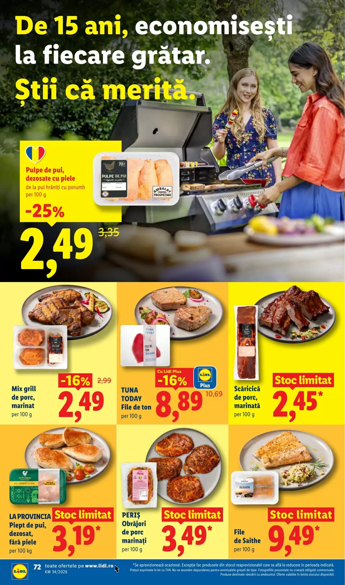 Catalogul cu oferte Lidl valabil de la 17.08.2026 - Pagina 72.