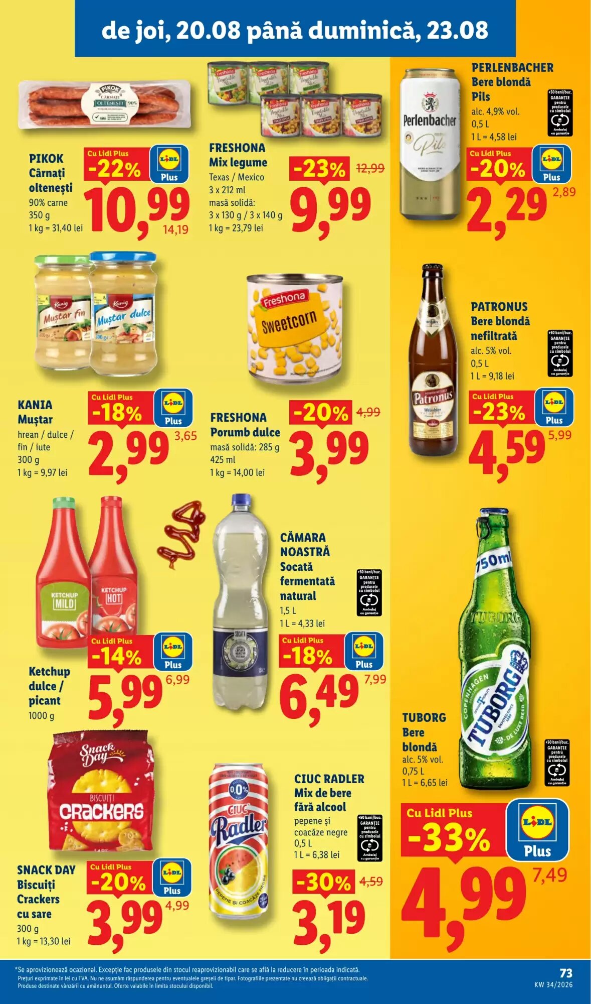 Catalogul cu oferte Lidl valabil de la 17.08.2026 - Pagina 73.