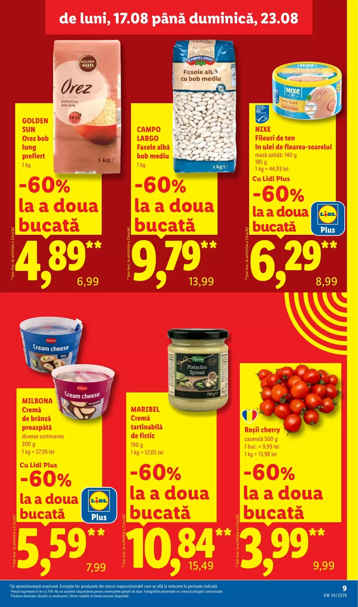 Catalogul cu oferte Lidl valabil de la 17.08.2026 - Pagina 9.