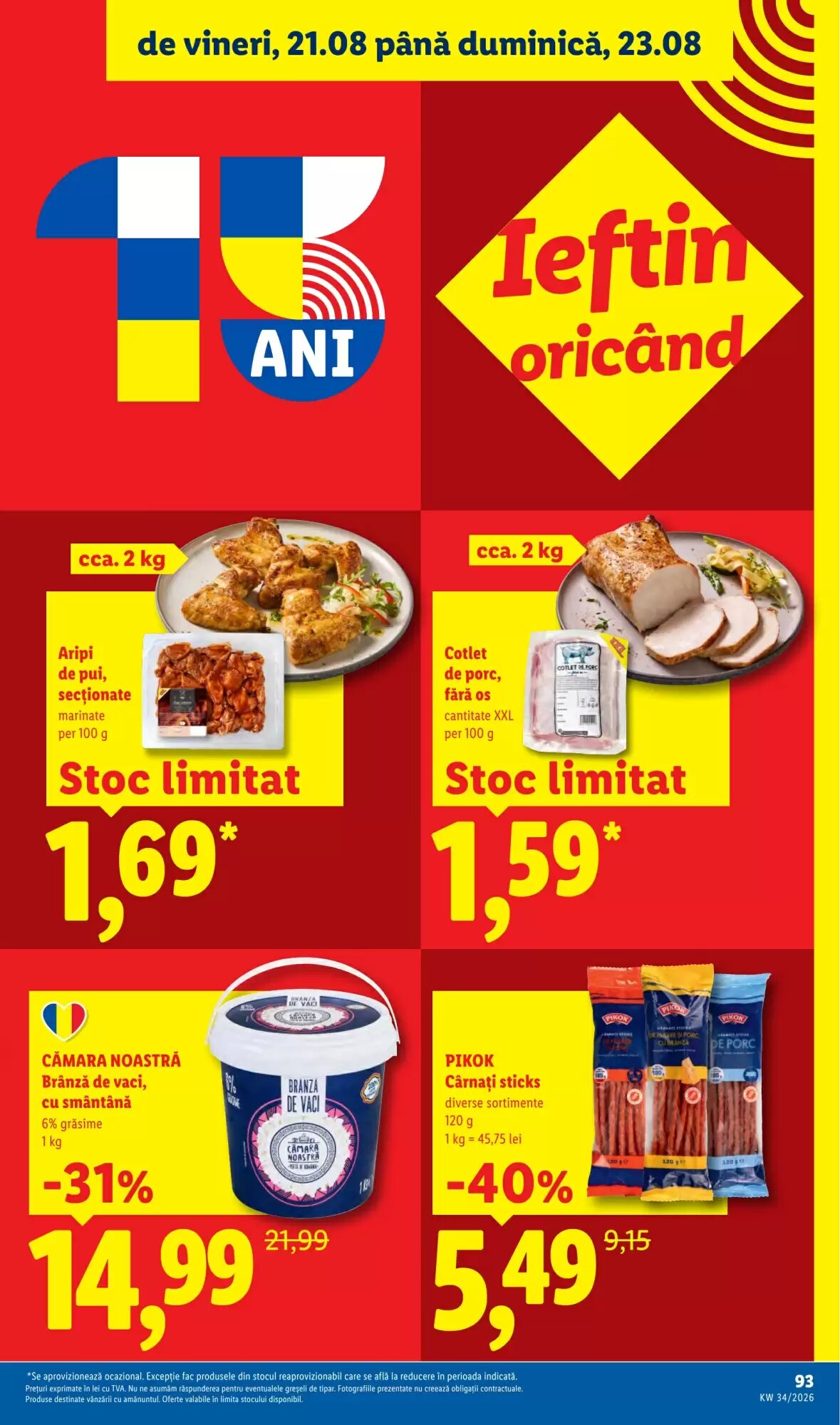 Catalogul cu oferte Lidl valabil de la 17.08.2026 - Pagina 93.