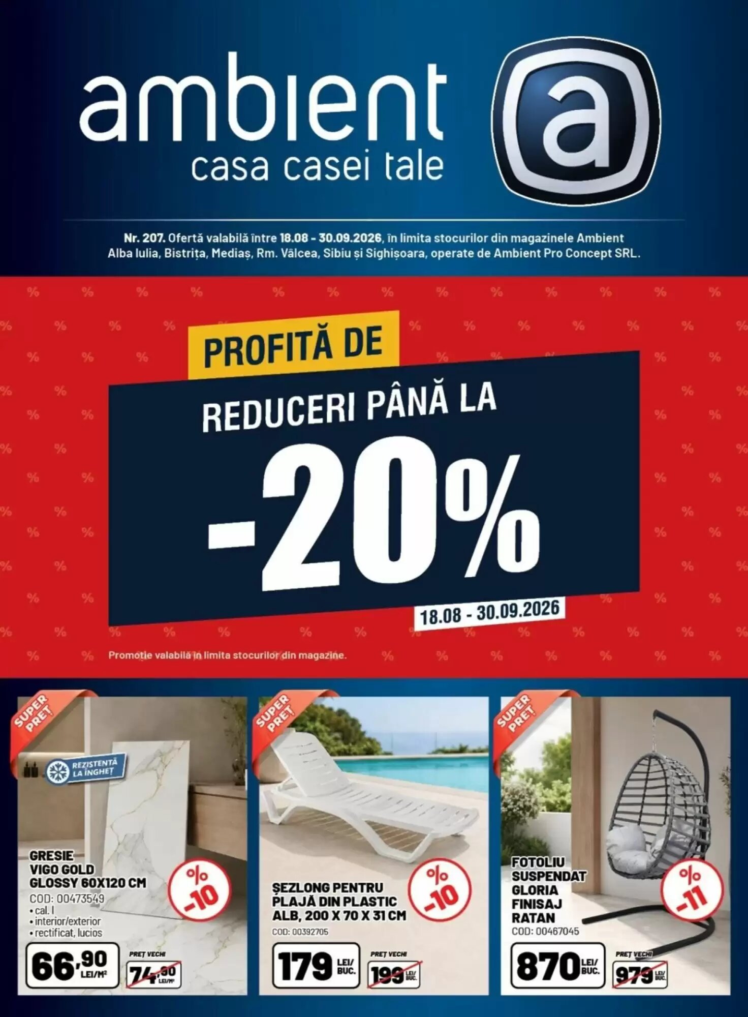 Catalogul cu oferte Ambient valabil de la 18.08.2026 - Pagina 1.