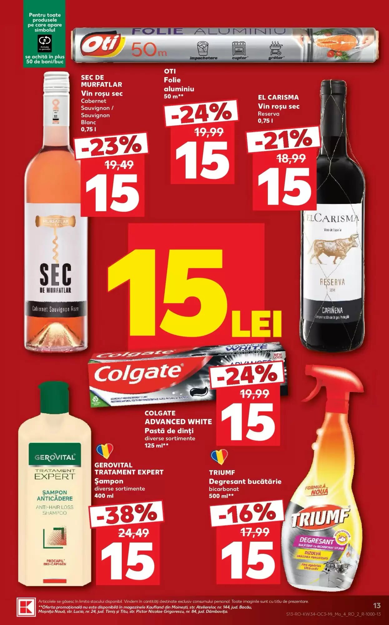 Catalogul cu oferte Kaufland valabil de la 19.08.2026 - Pagina 13.