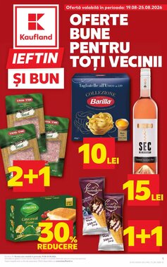 Catalogul cu oferte Kaufland valabil de la 19.08.2026