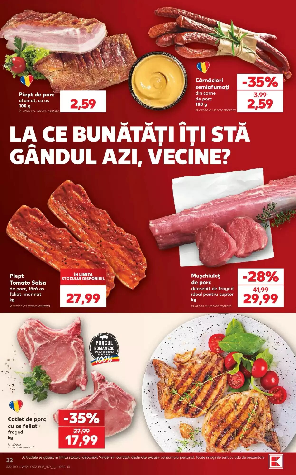 Catalogul cu oferte Kaufland valabil de la 19.08.2026 - Pagina 22.