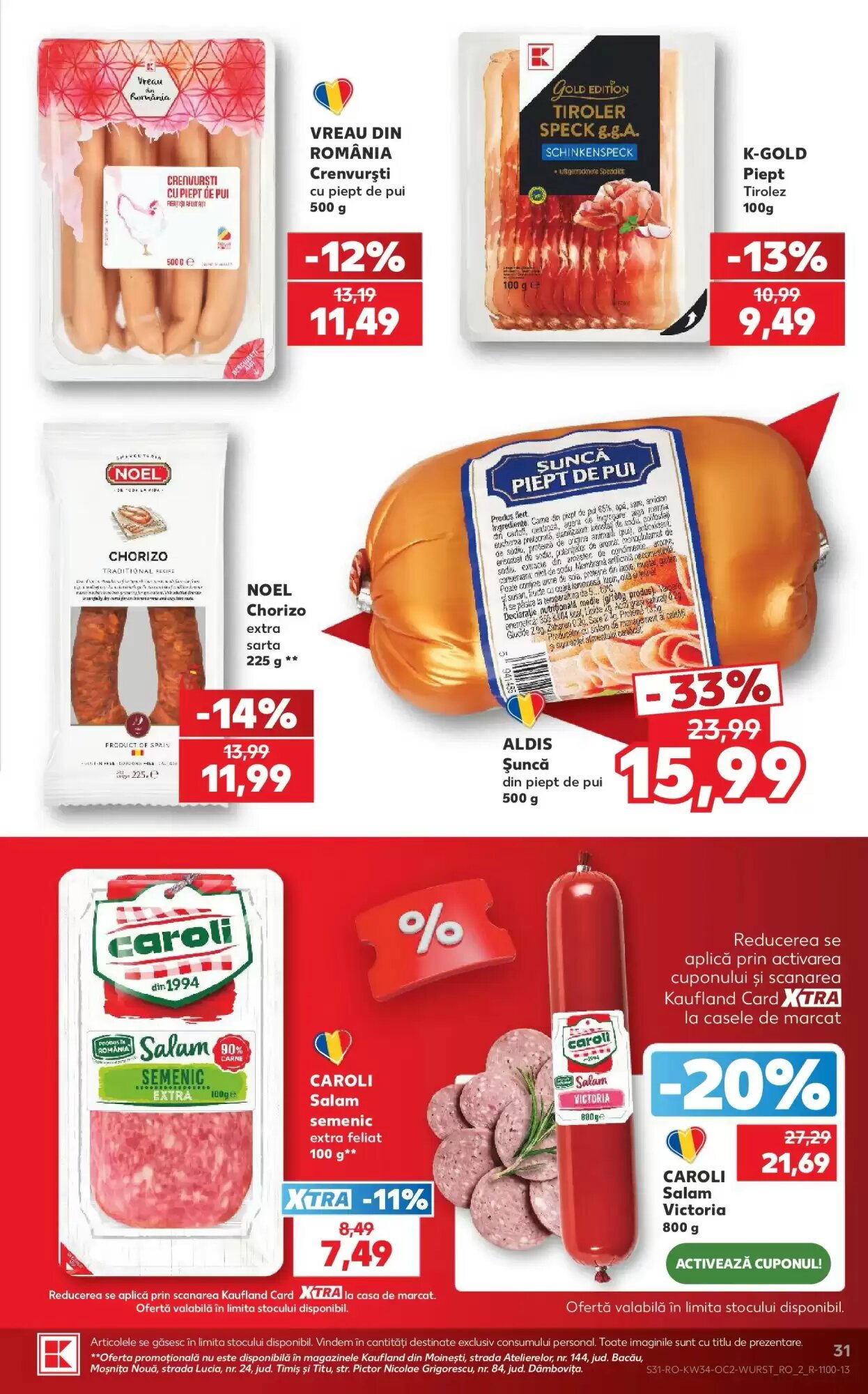 Catalogul cu oferte Kaufland valabil de la 19.08.2026 - Pagina 31.