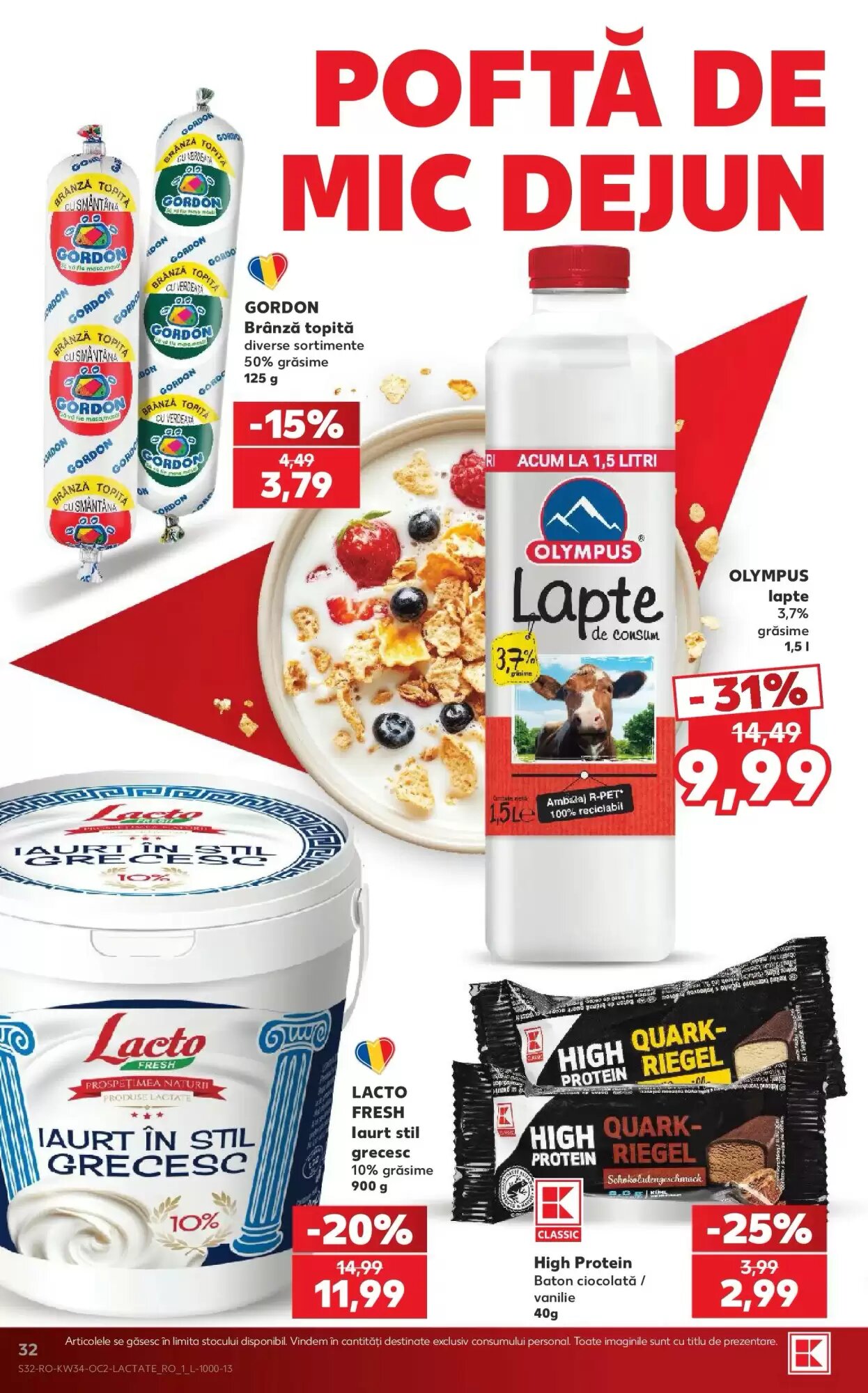 Catalogul cu oferte Kaufland valabil de la 19.08.2026 - Pagina 32.
